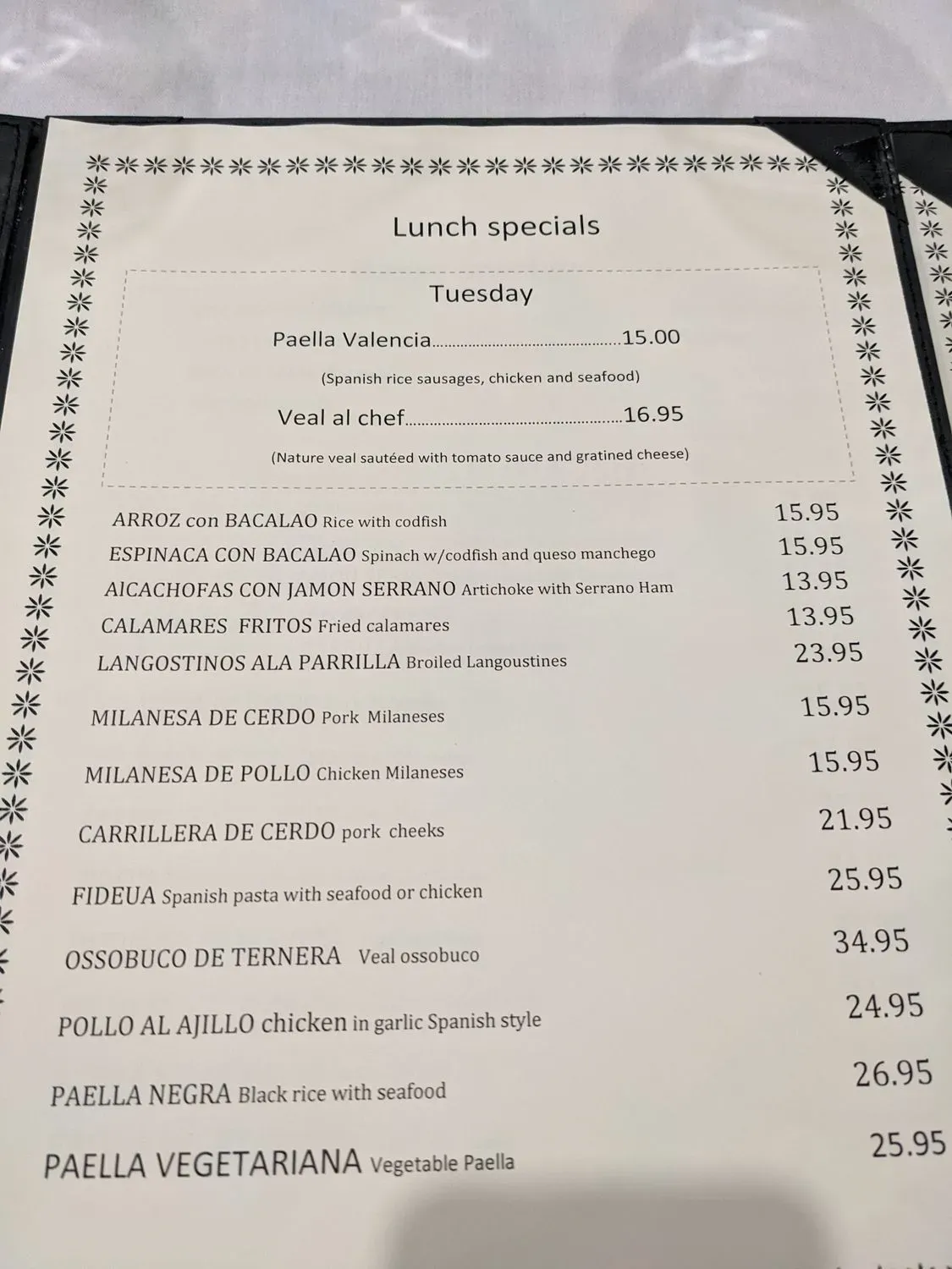 Menu 3