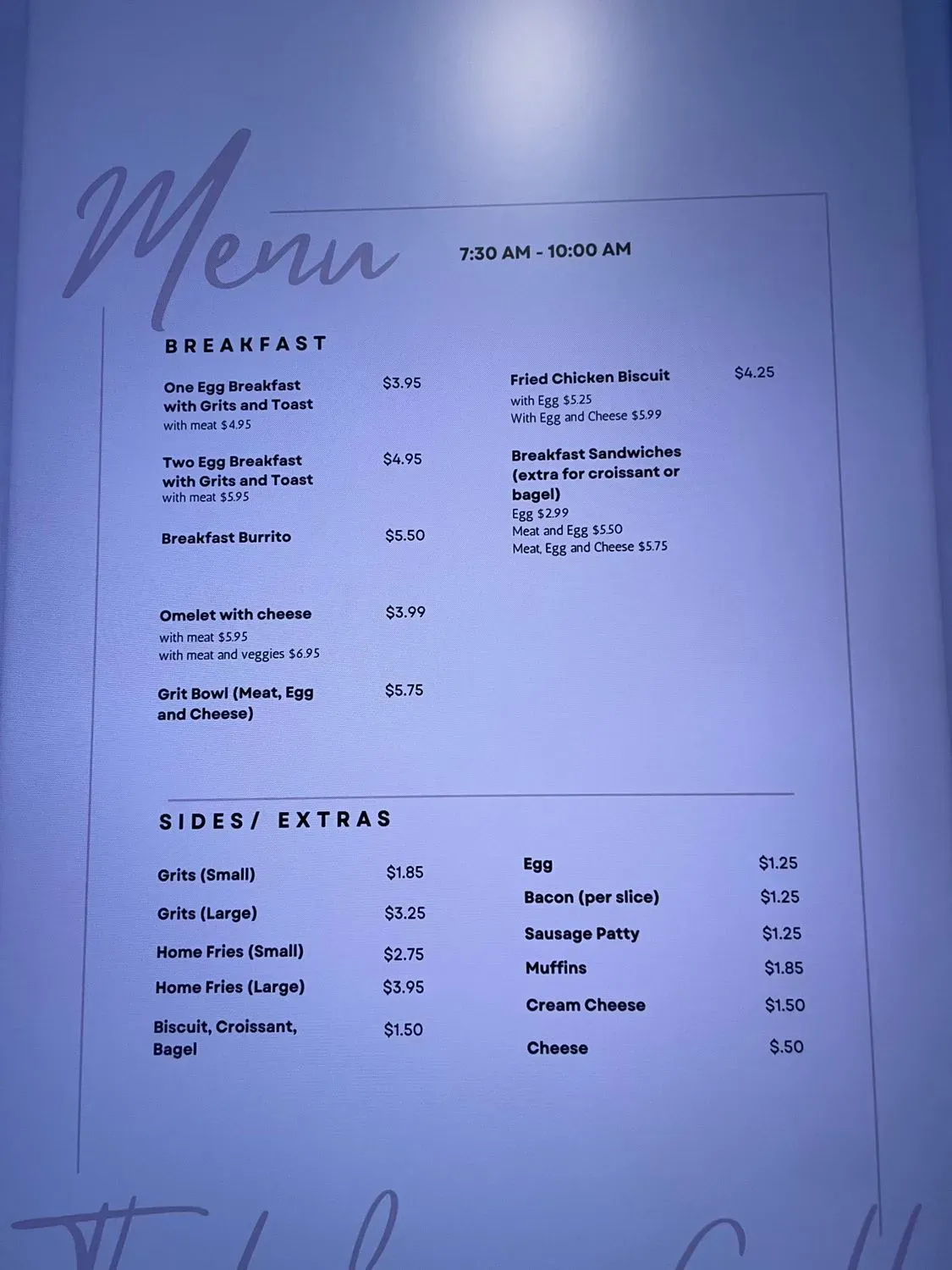 Menu 2