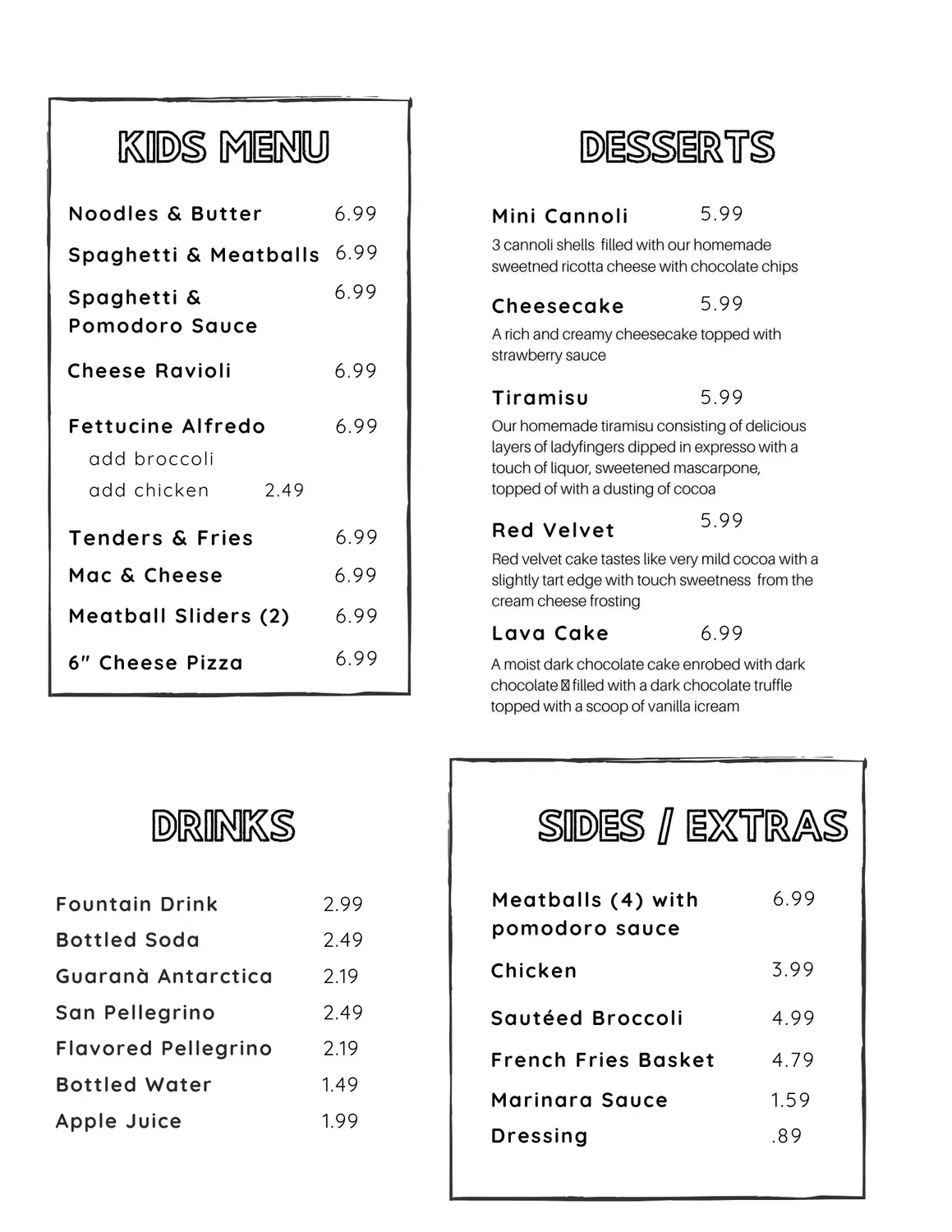 Menu 3