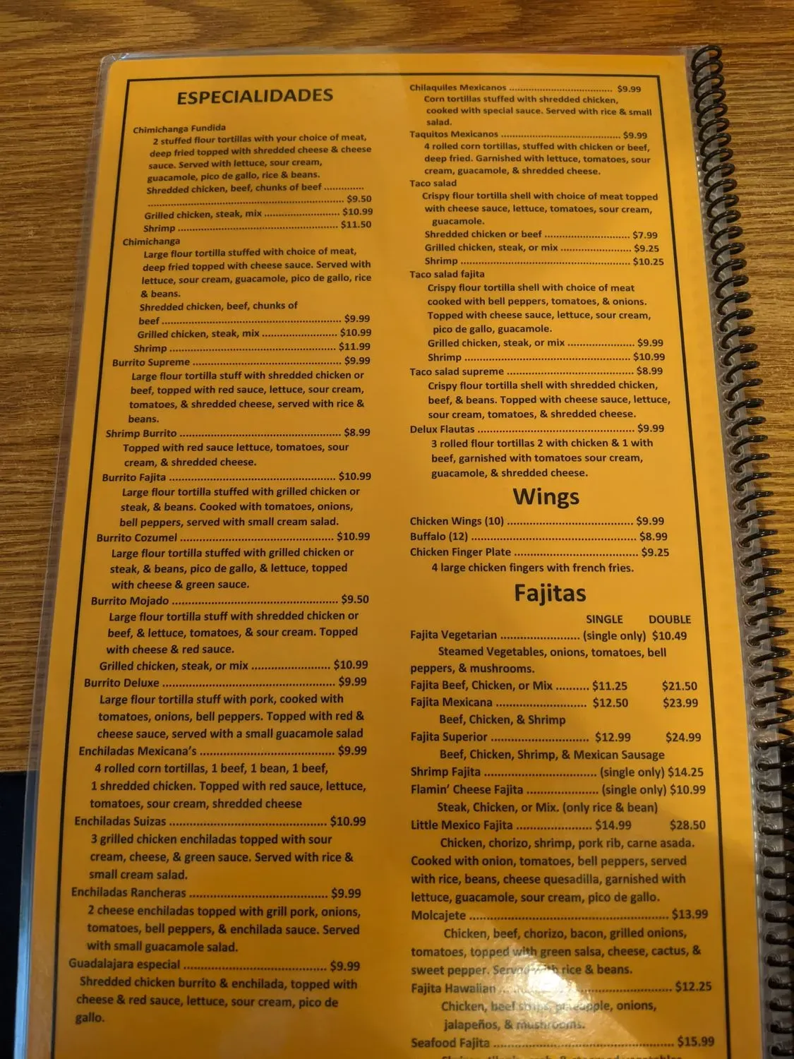 Menu 4