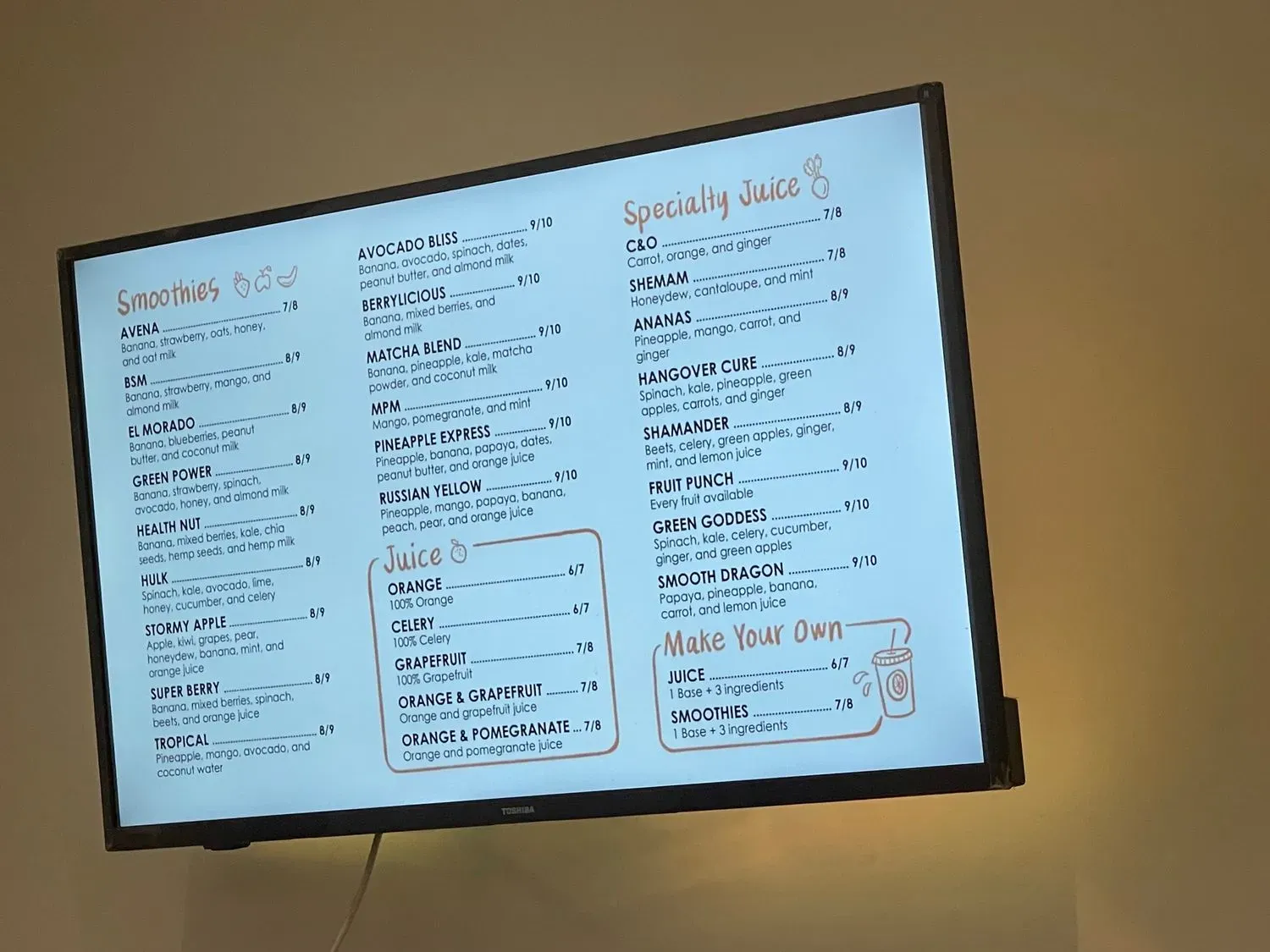 Menu 6