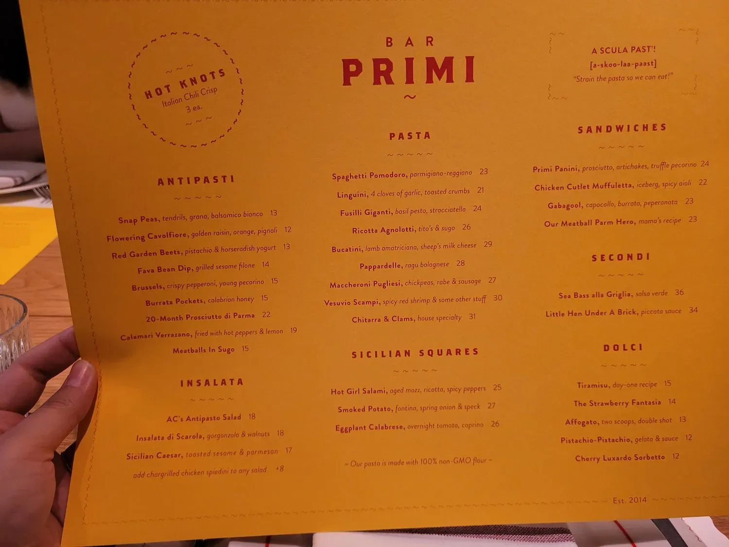 Menu 2