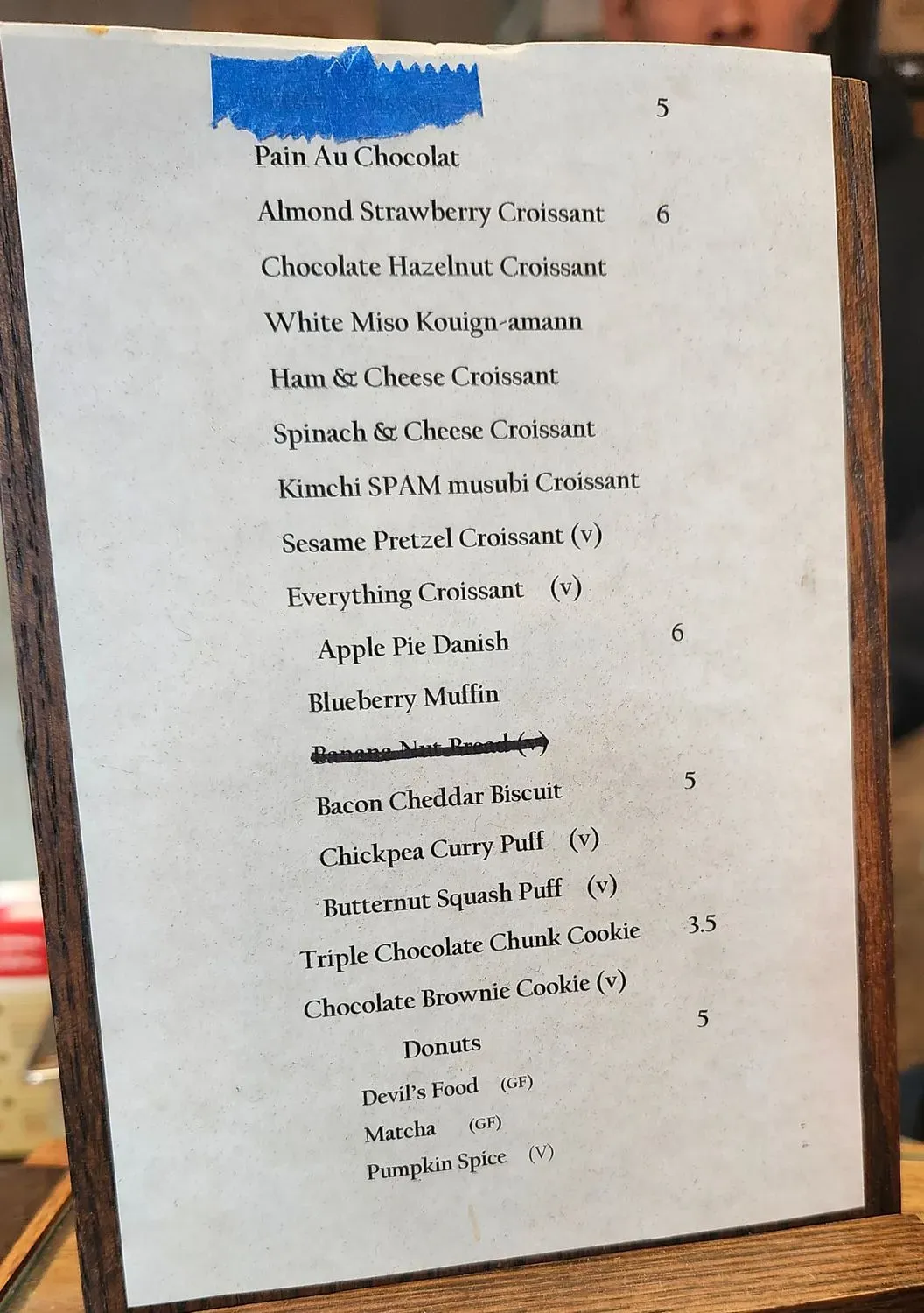 Menu 5