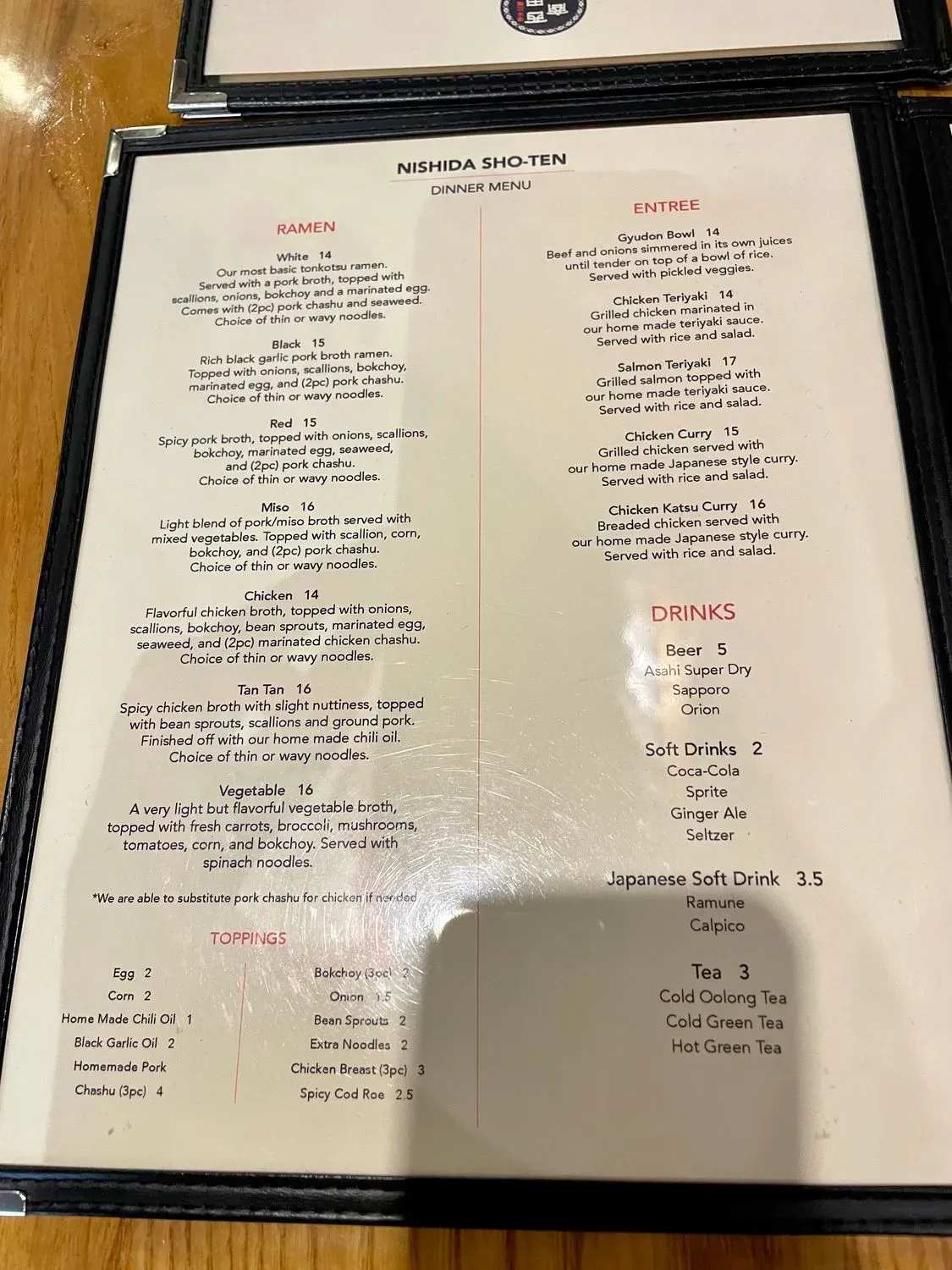 Menu 3