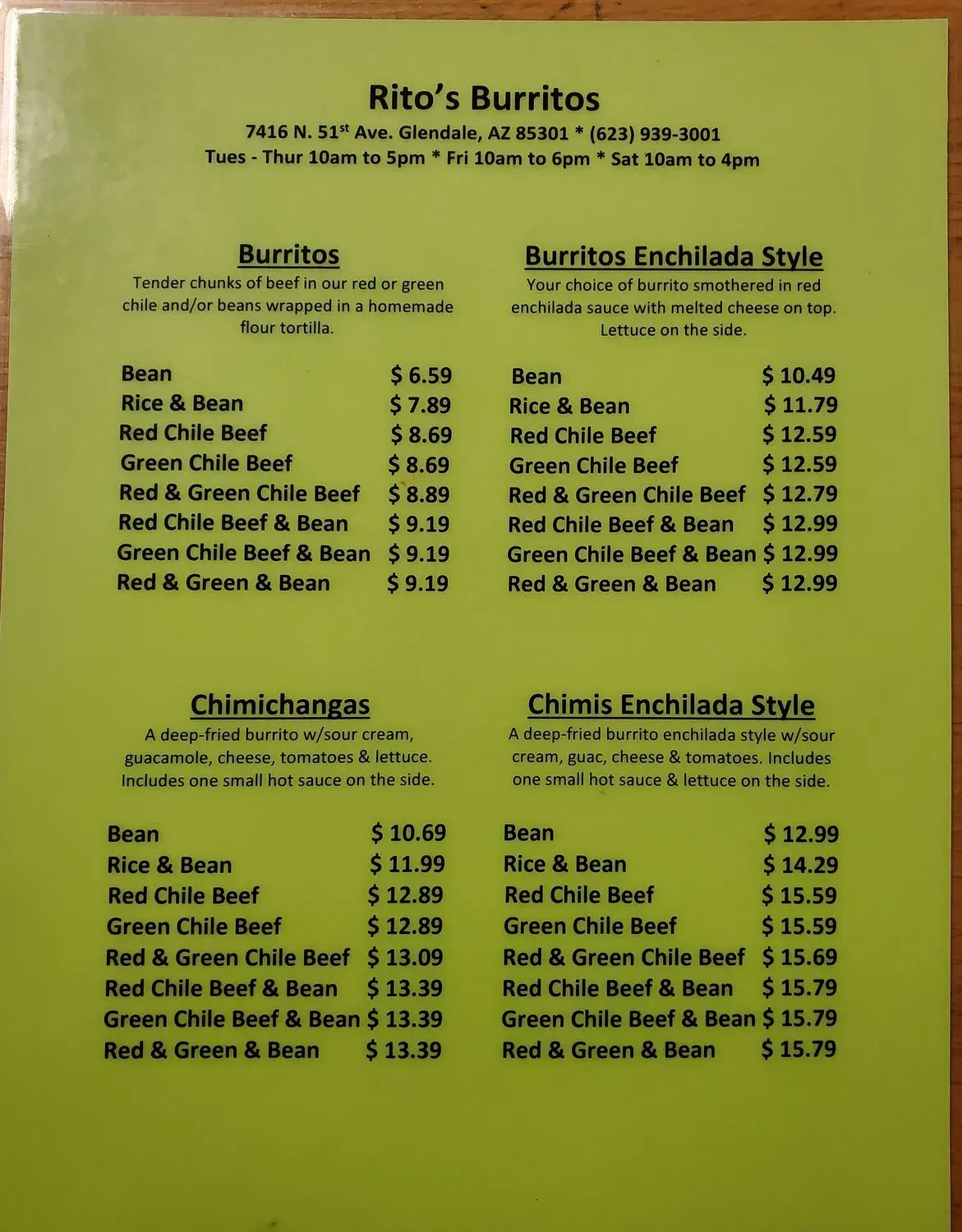 Menu 3