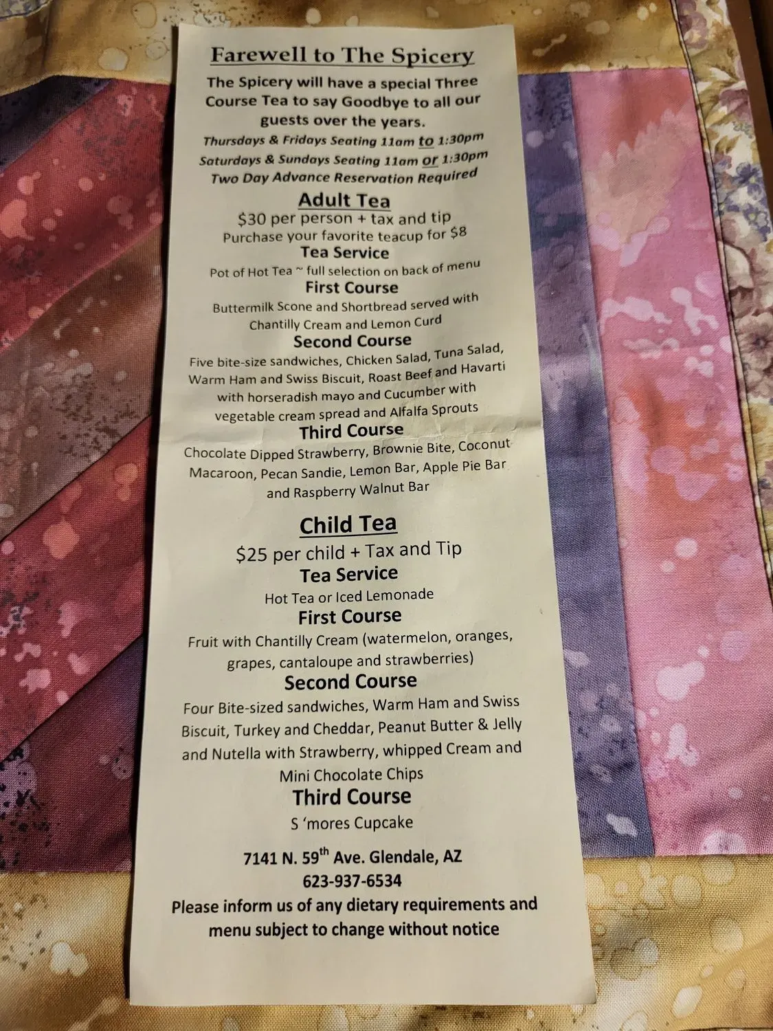 Menu 2