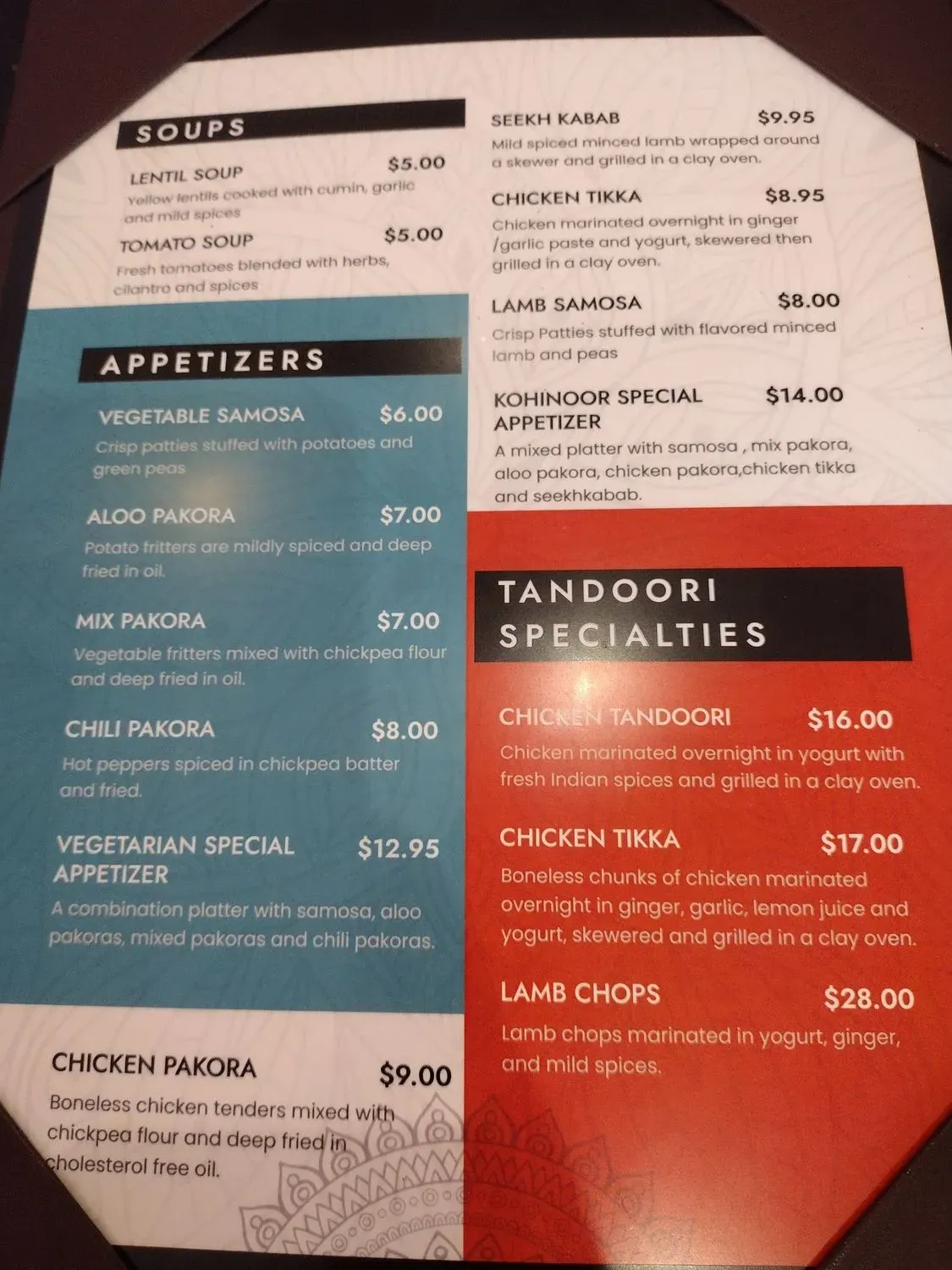 Menu 2