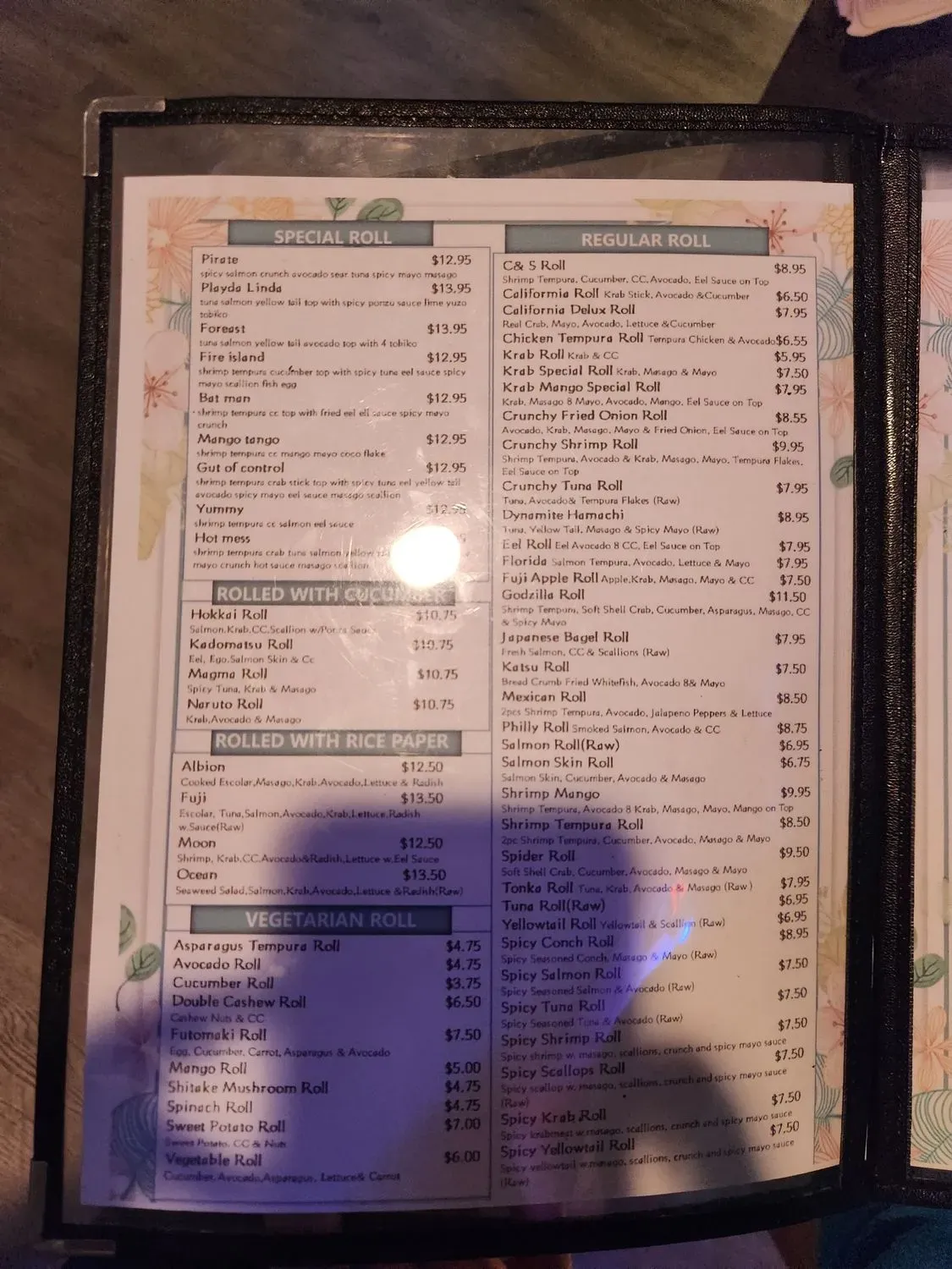 Menu 5