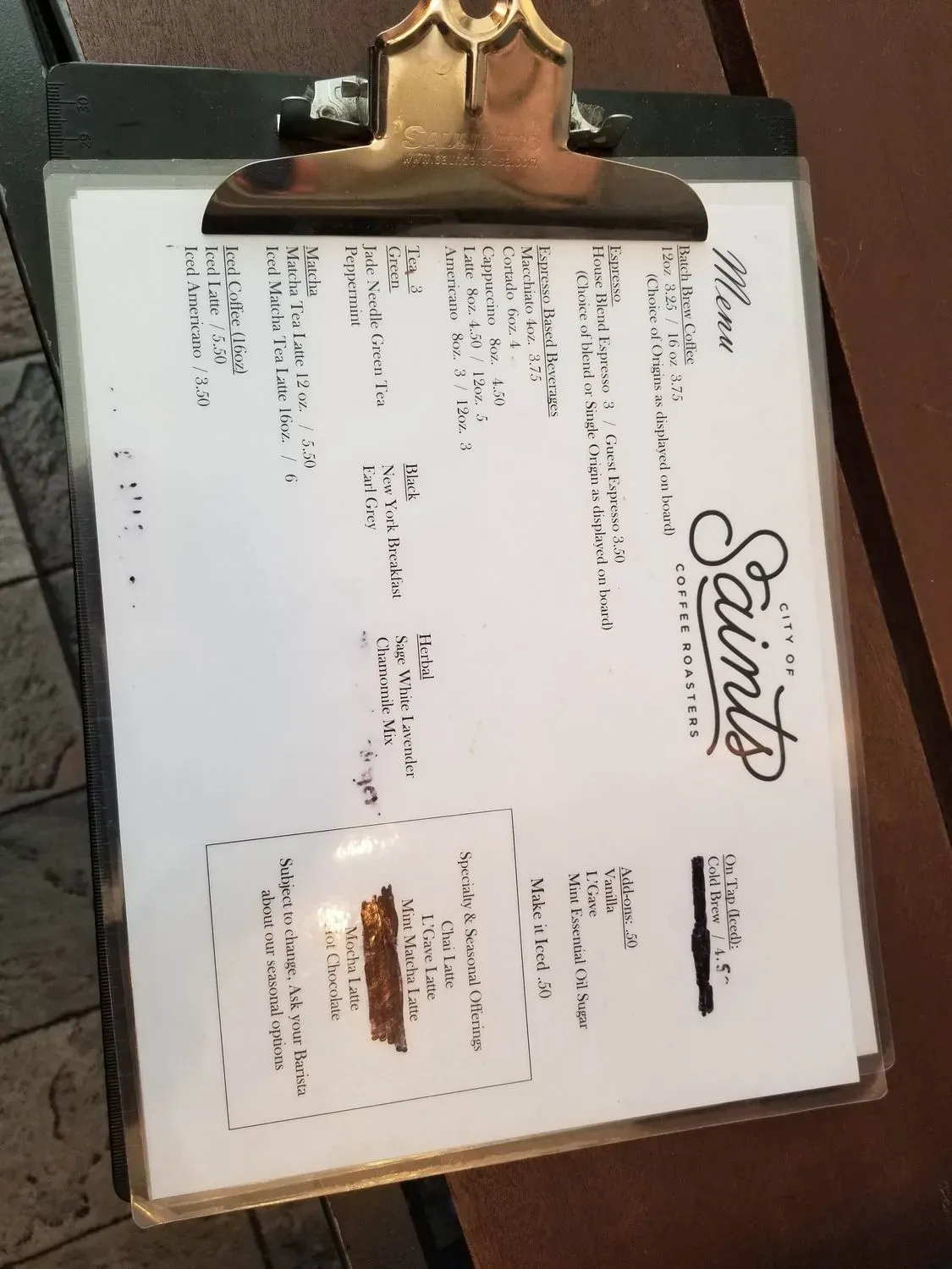 Menu 4