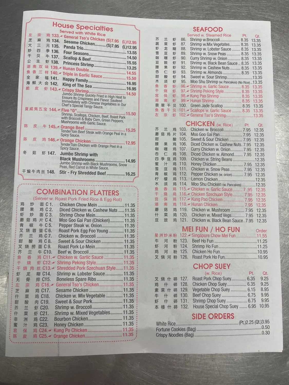 Menu 2