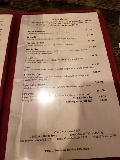 Menu 6