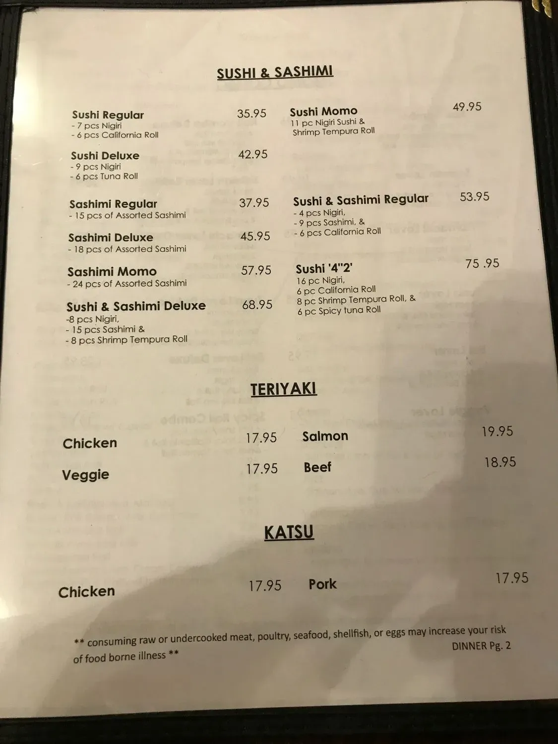 Menu 5