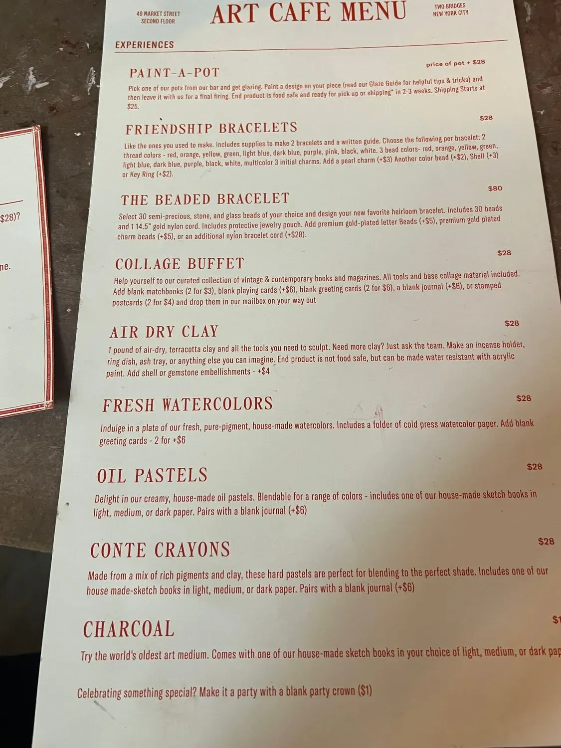 Menu 2