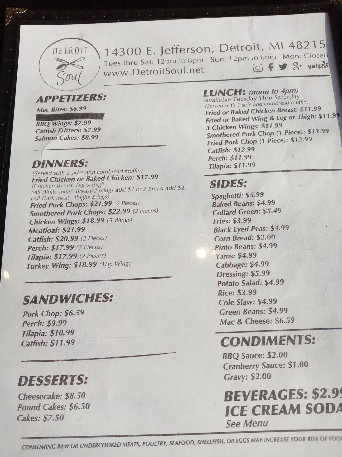 Menu 5