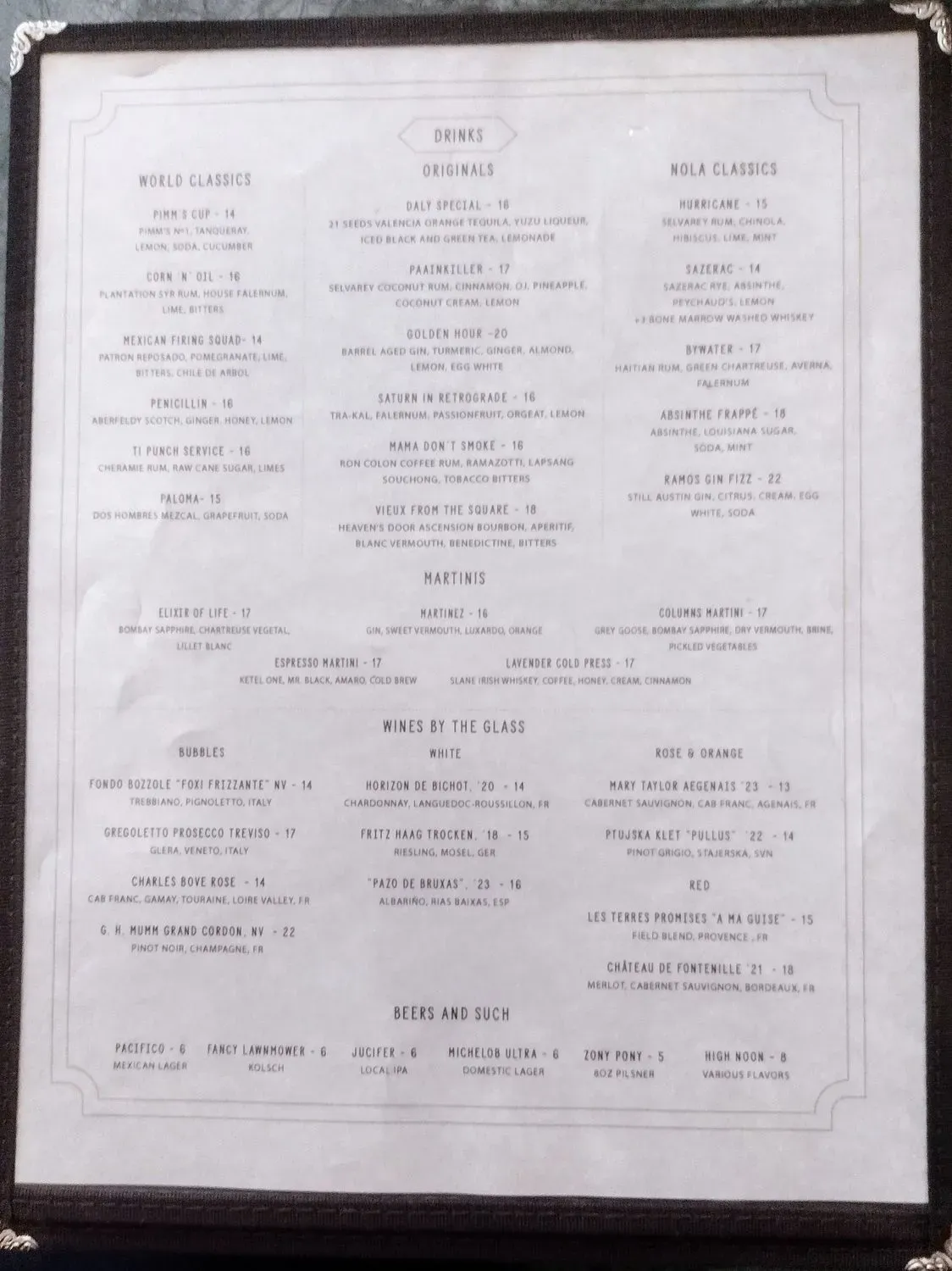 Menu 4