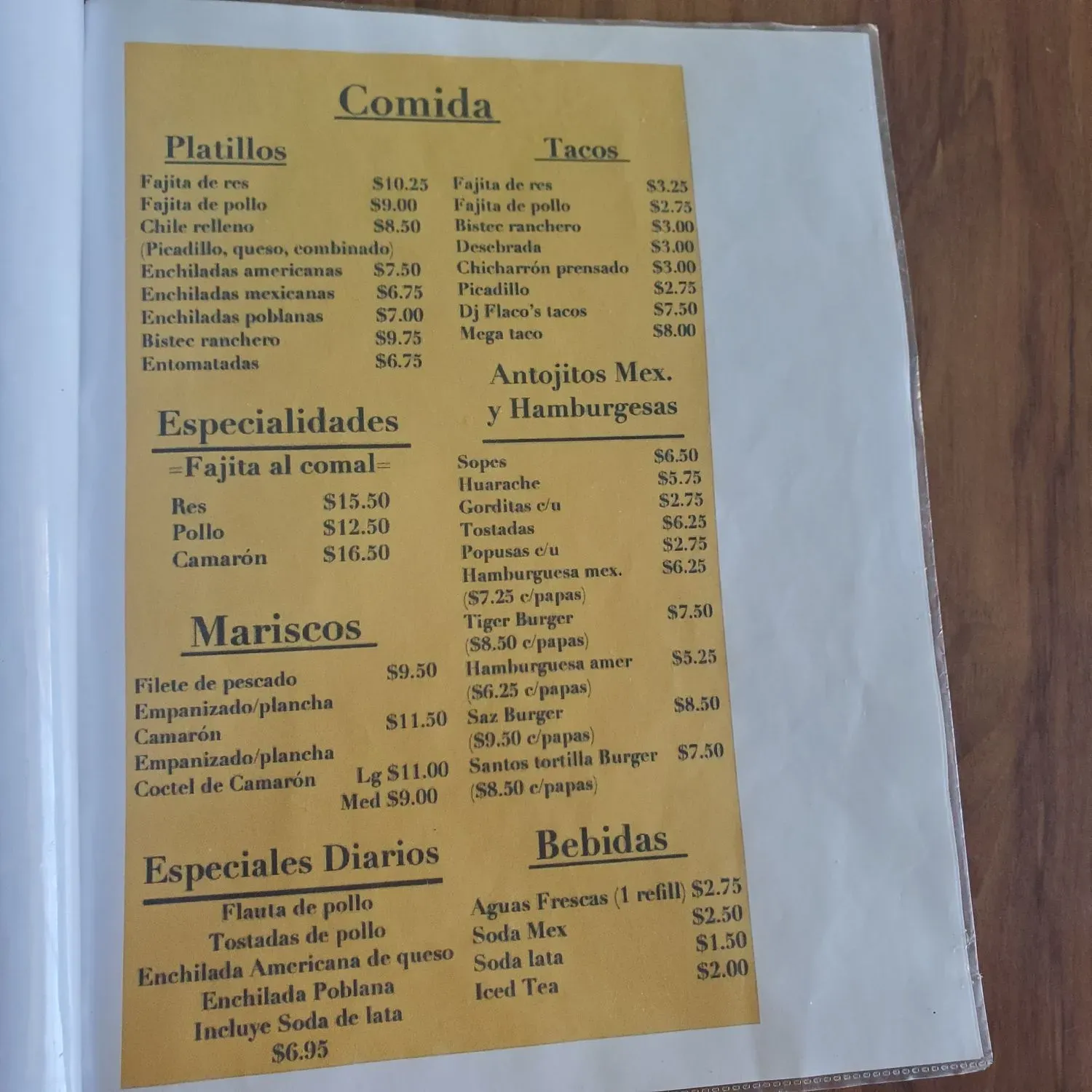 Menu 4