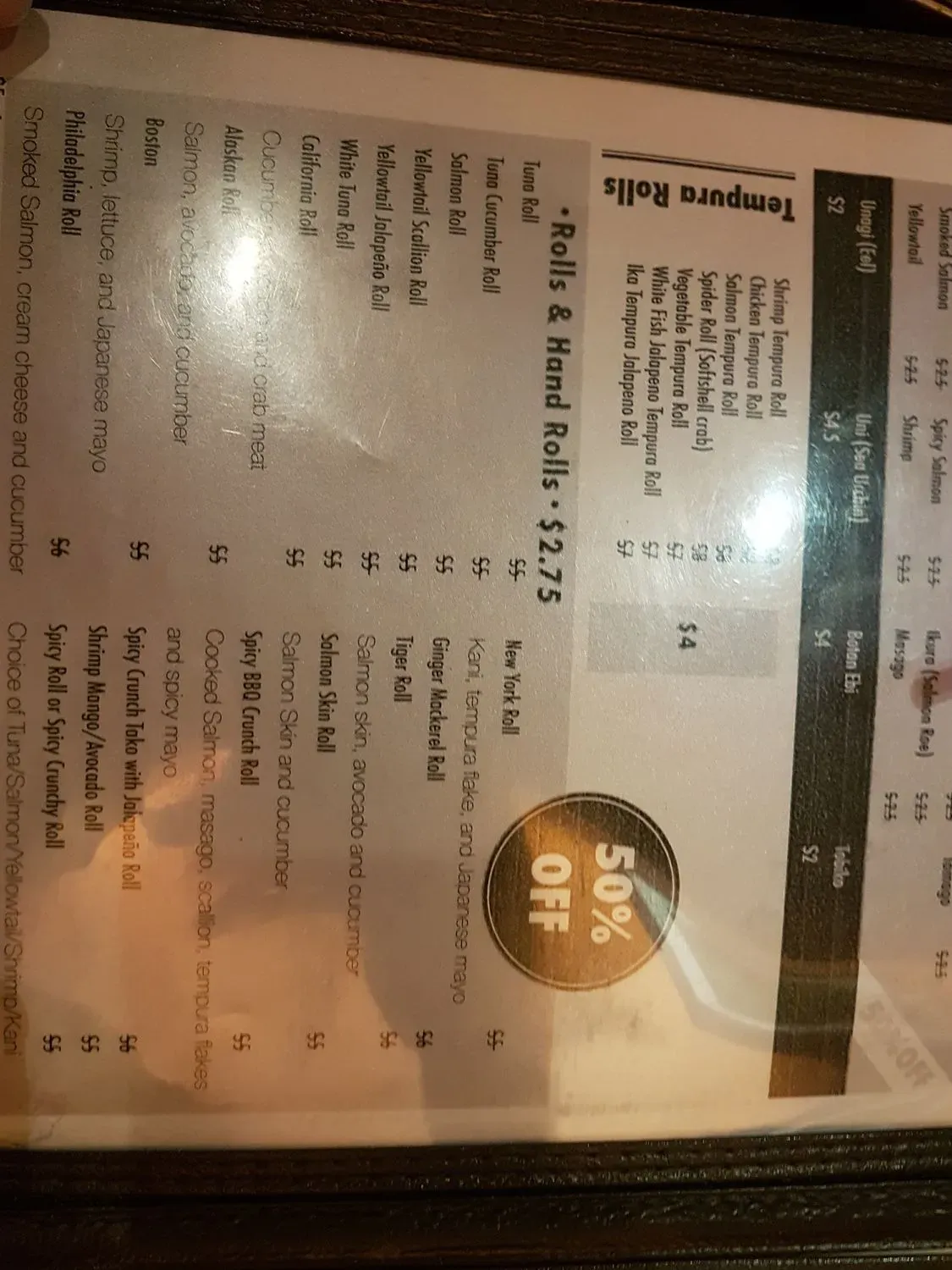 Menu 2