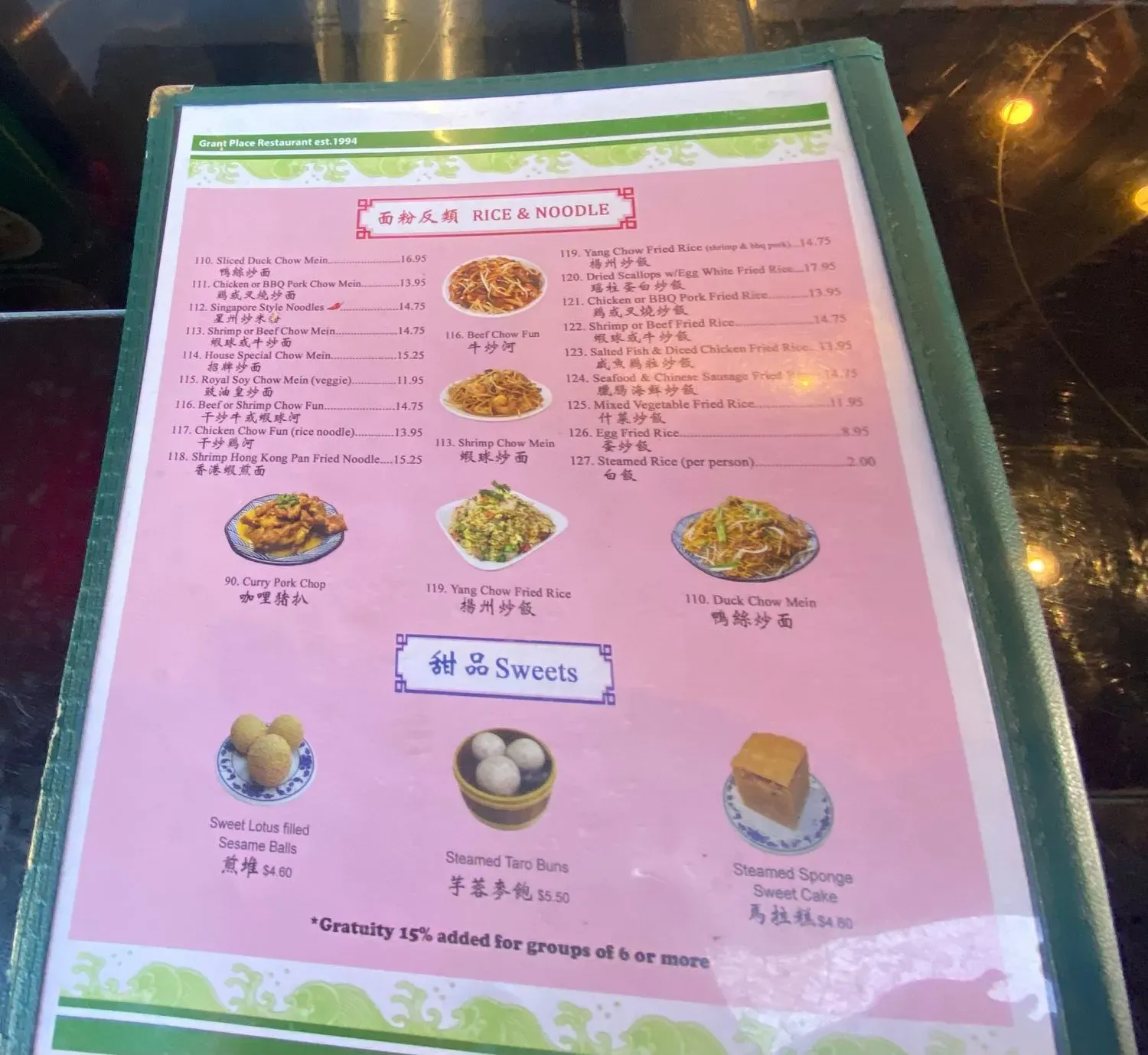 Menu 6