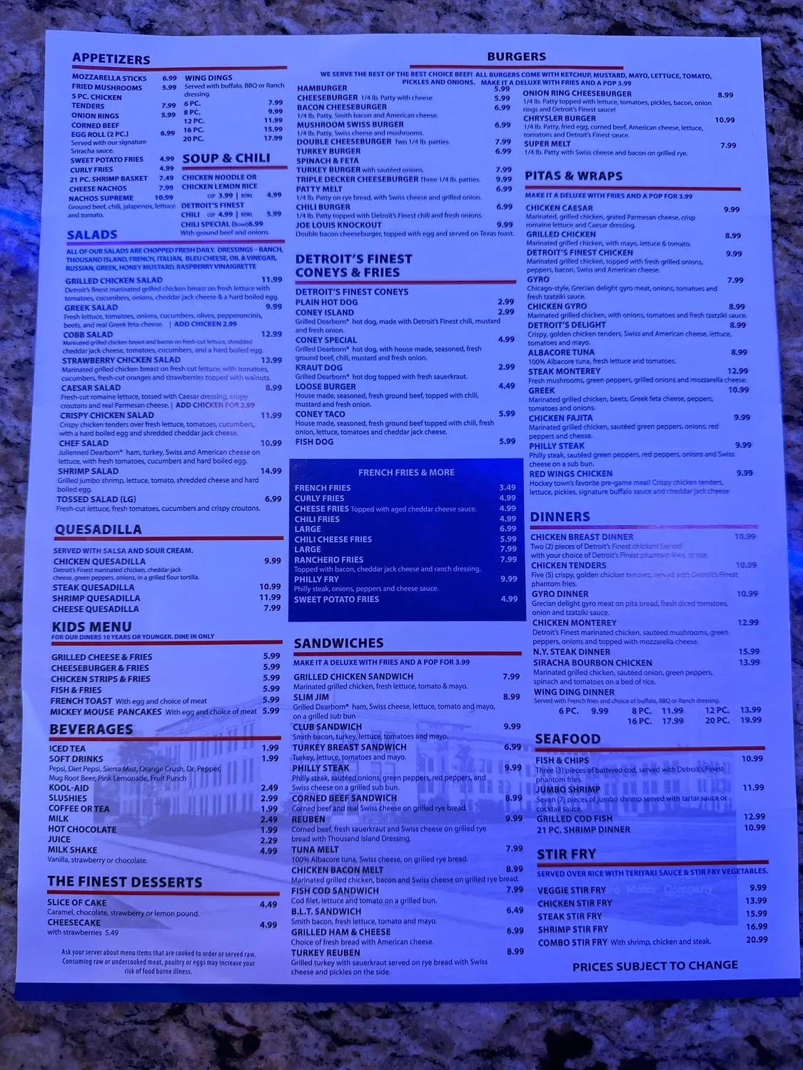 Menu 4