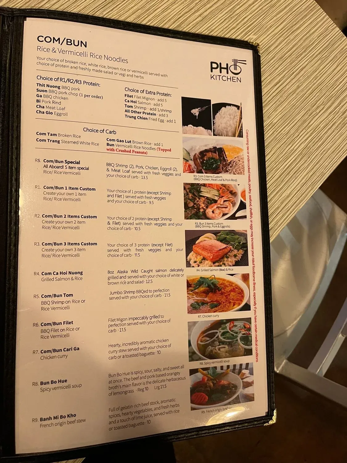 Menu 6