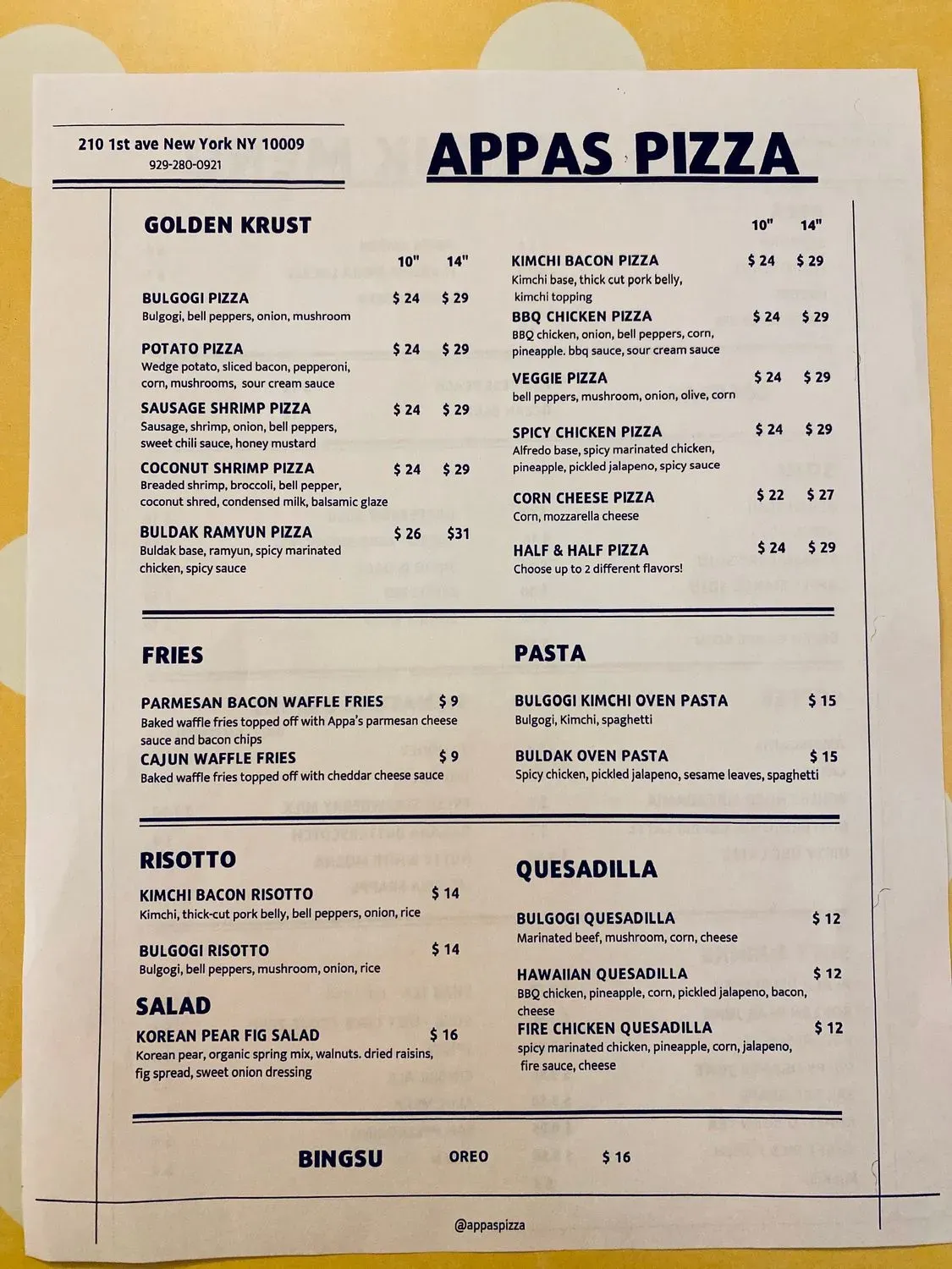 Menu 3