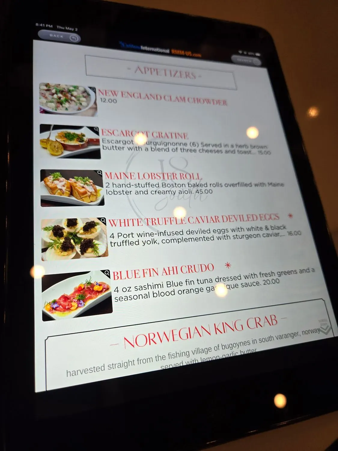 Menu 2