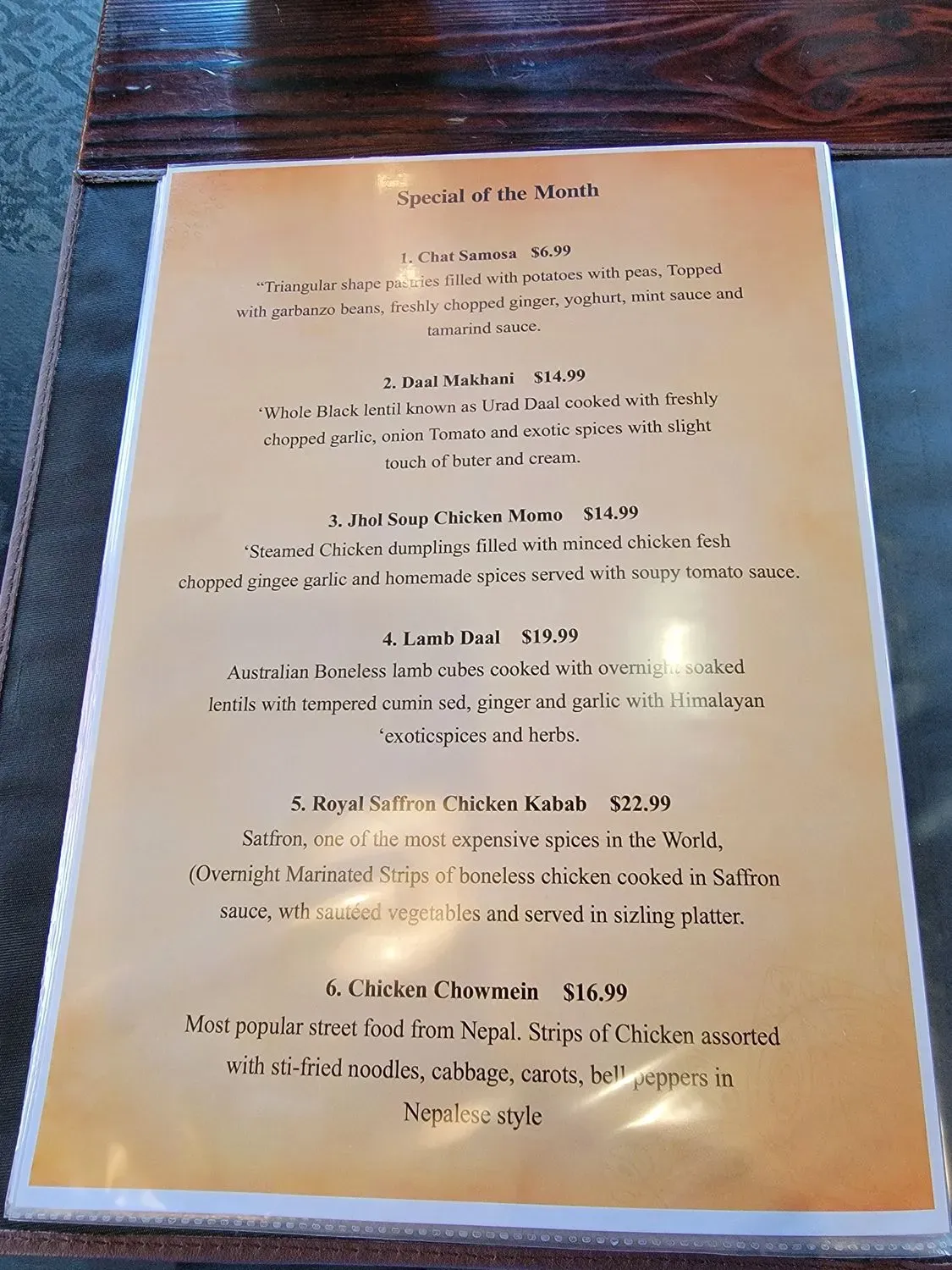 Menu 3