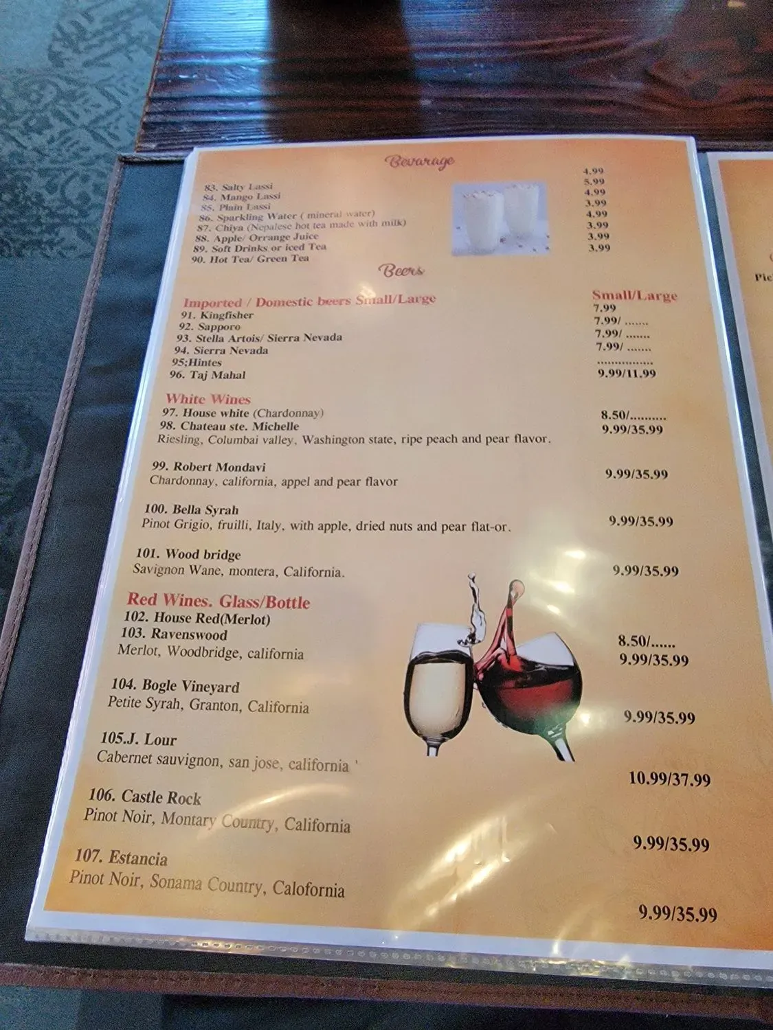 Menu 6