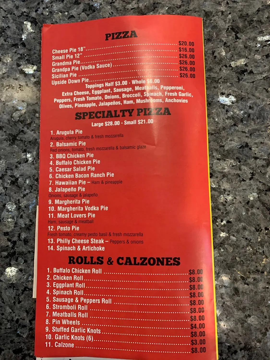 Menu 4