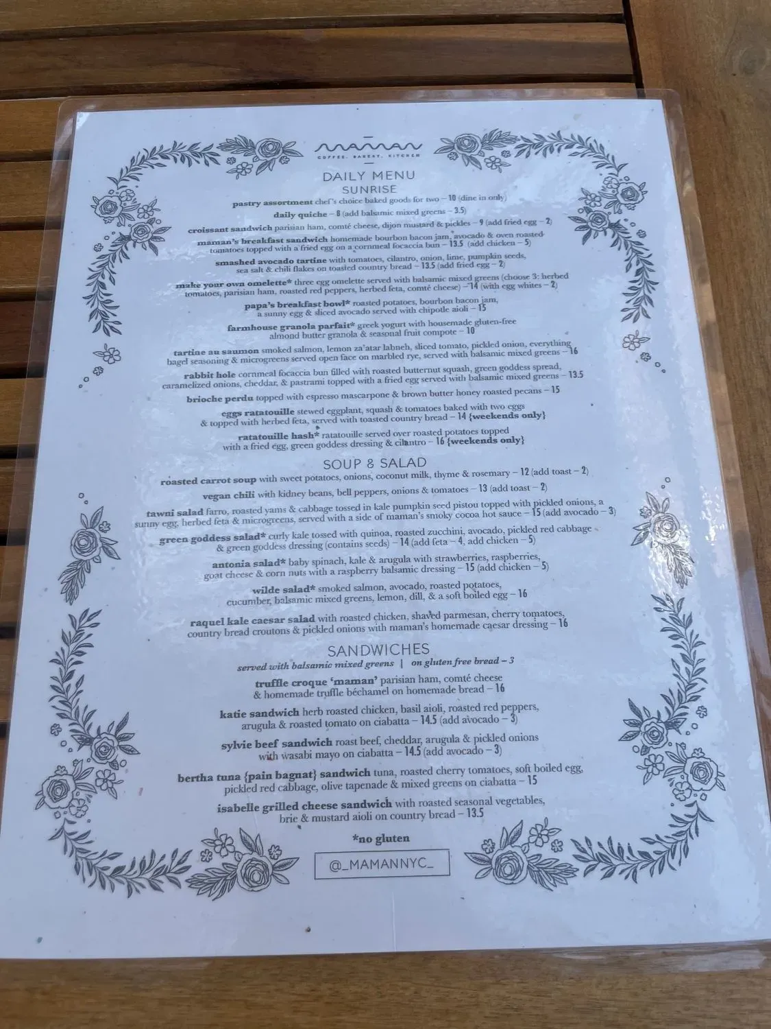 Menu 2