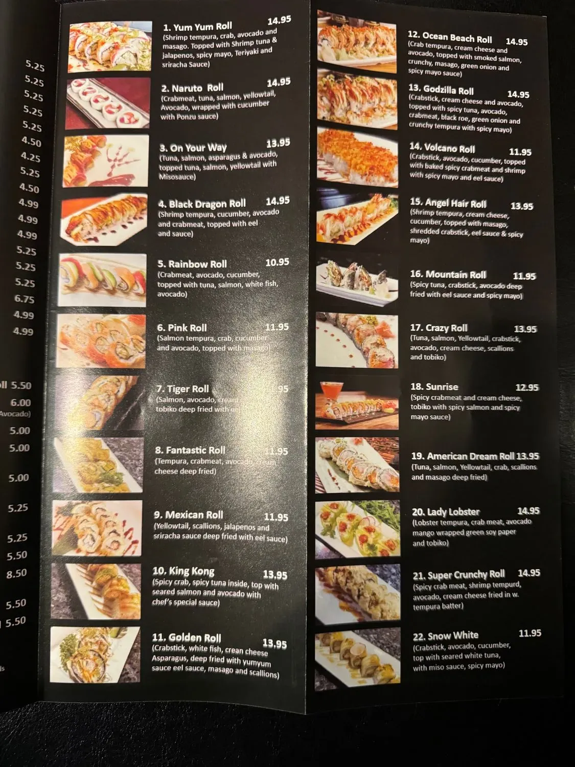 Menu 5