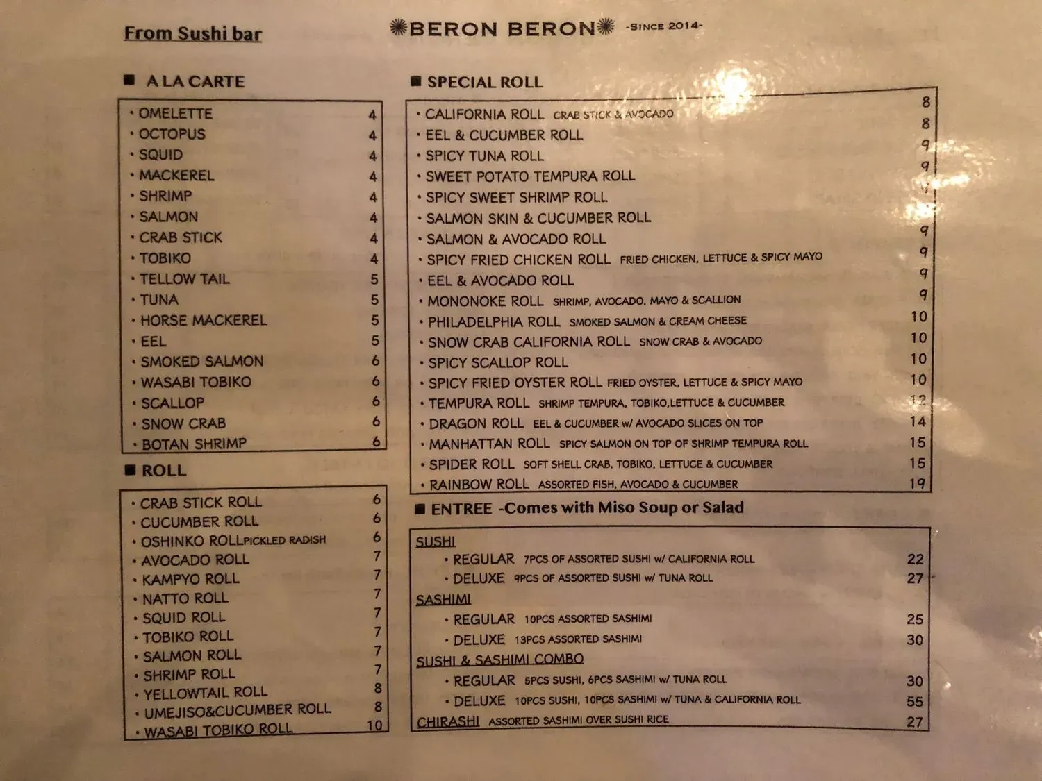 Menu 3