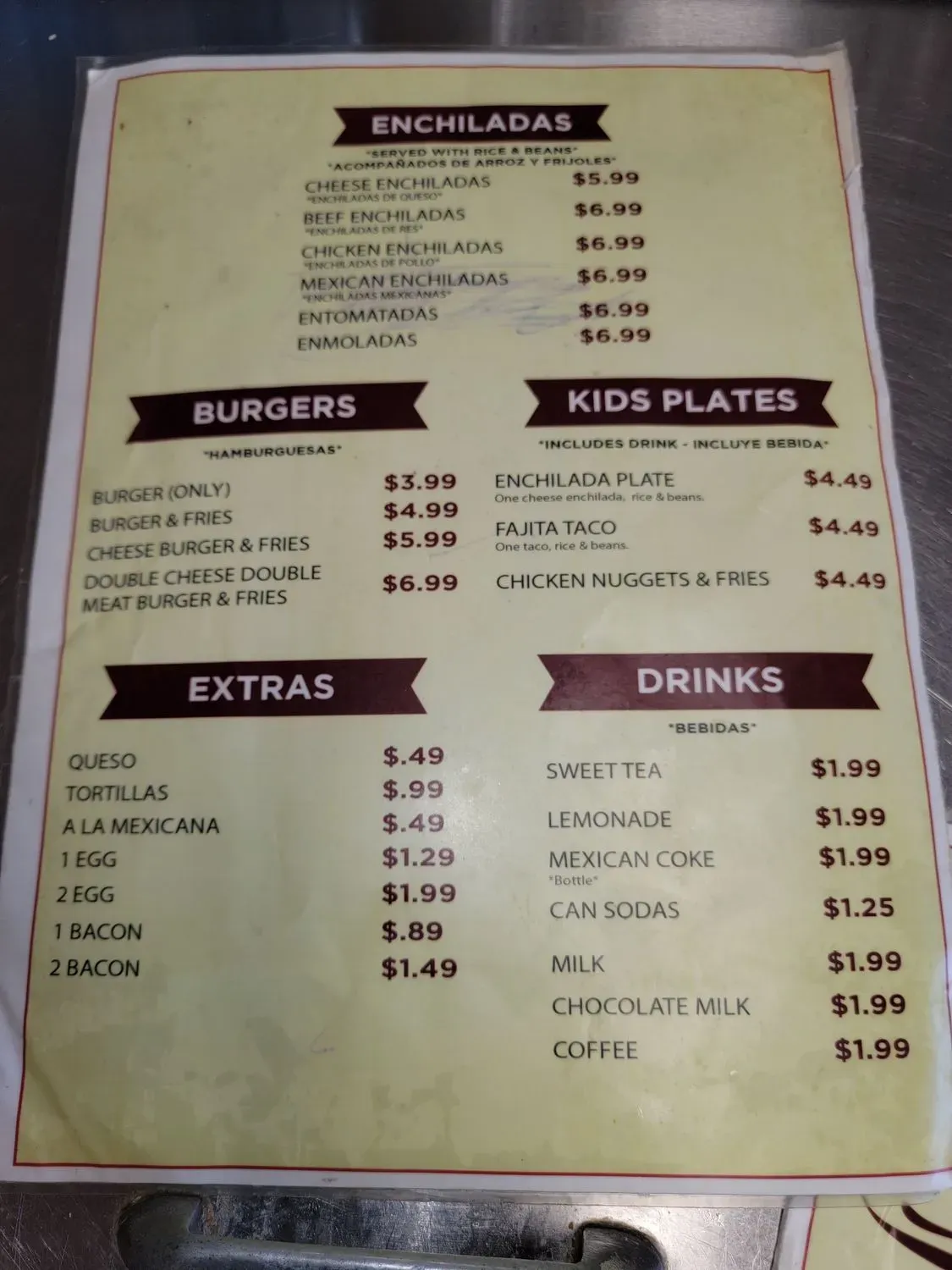 Menu 4