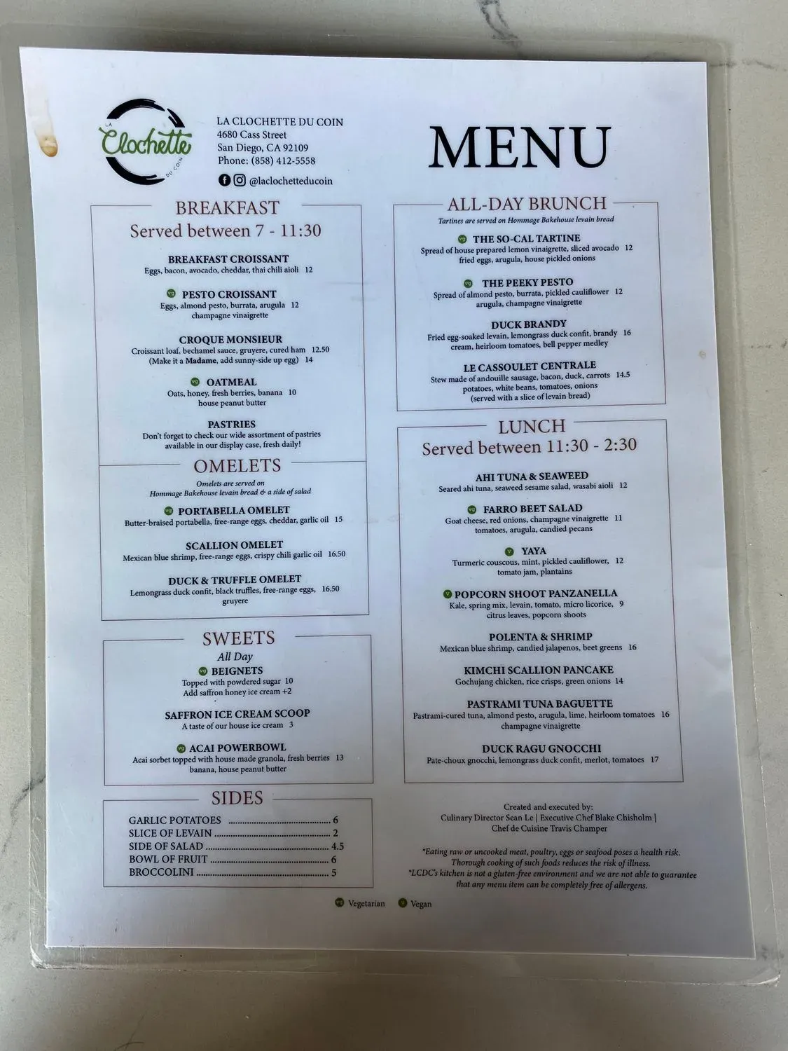 Menu 6