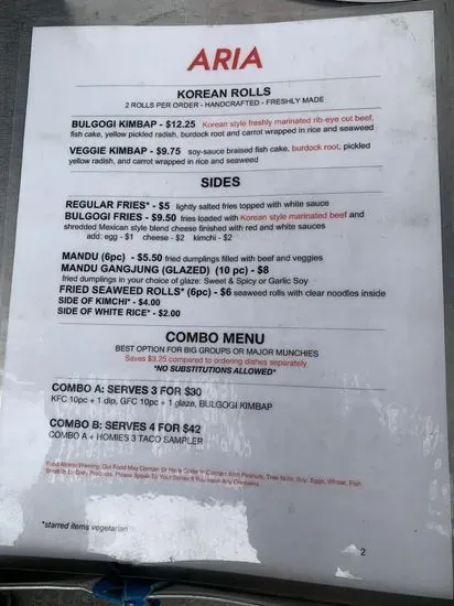 Menu 2