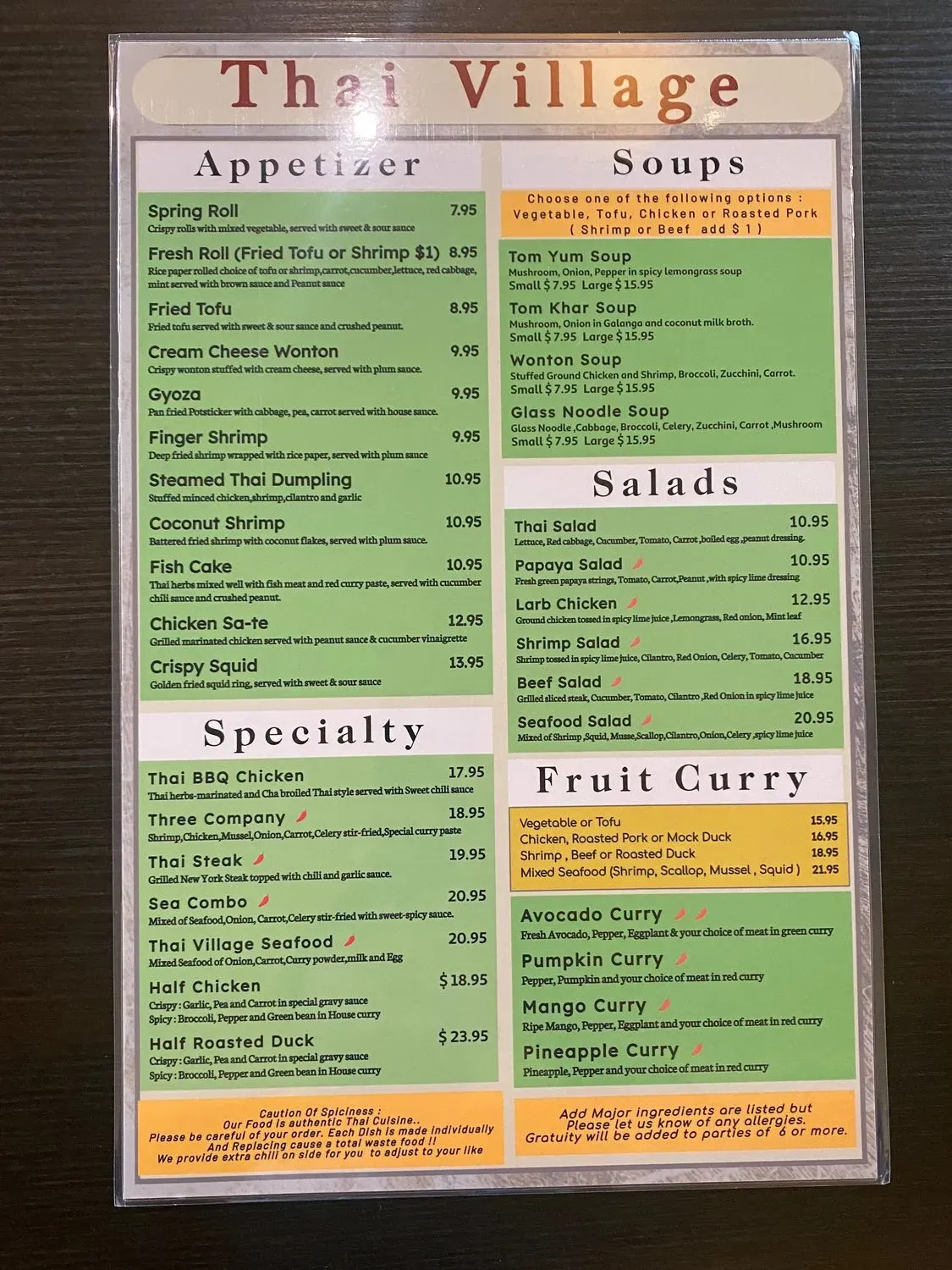 Menu 6