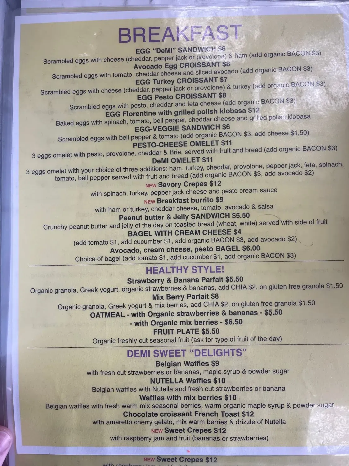 Menu 2