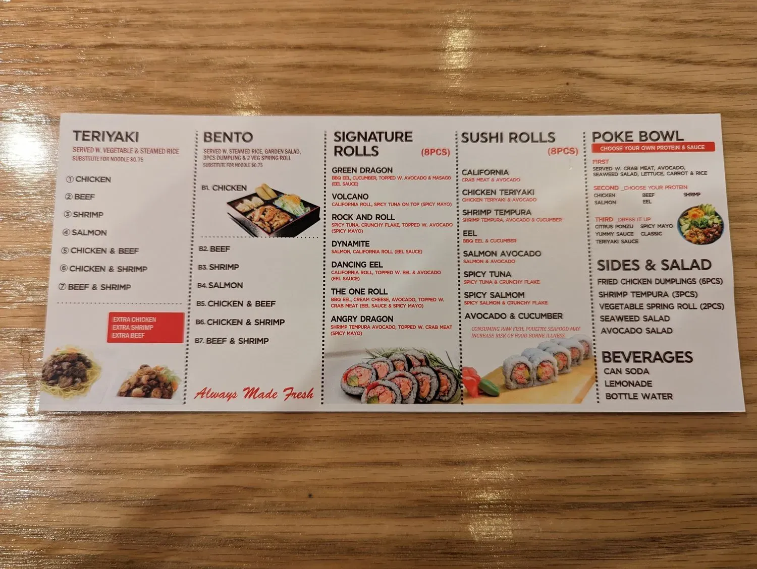 Menu 3