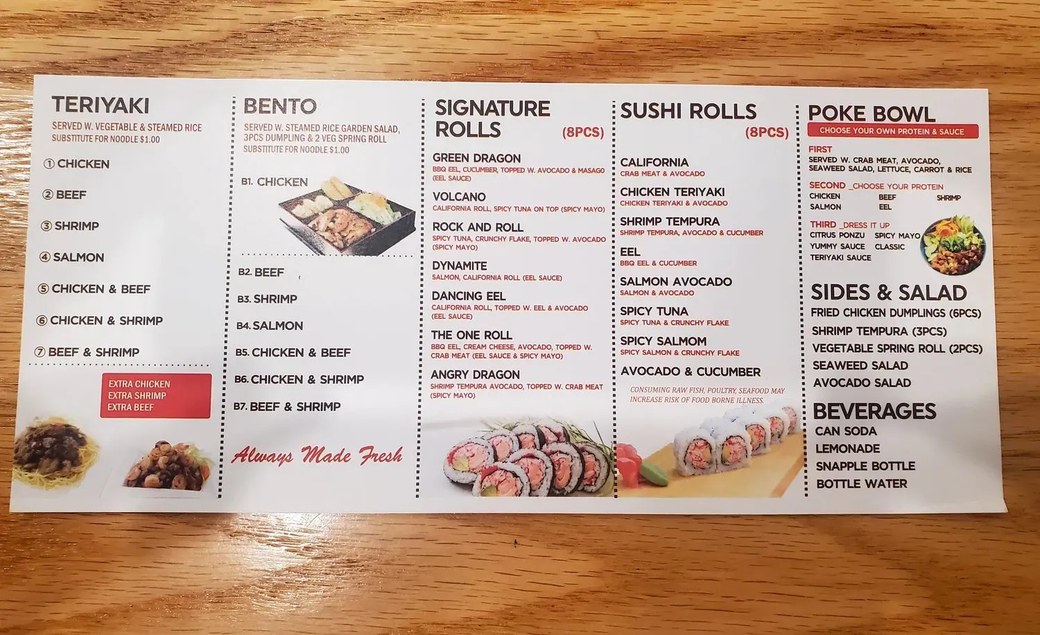 Menu 4