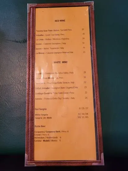 Menu 5