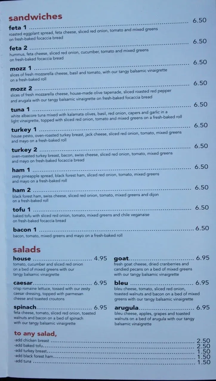 Menu 3