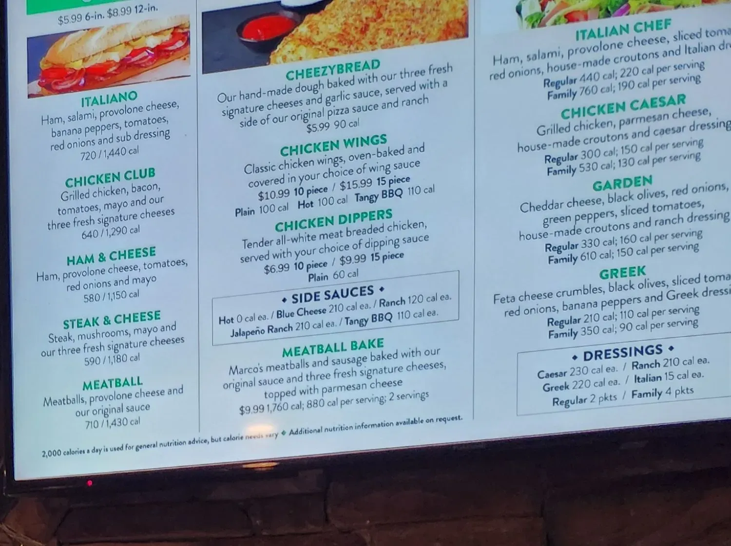 Menu 2