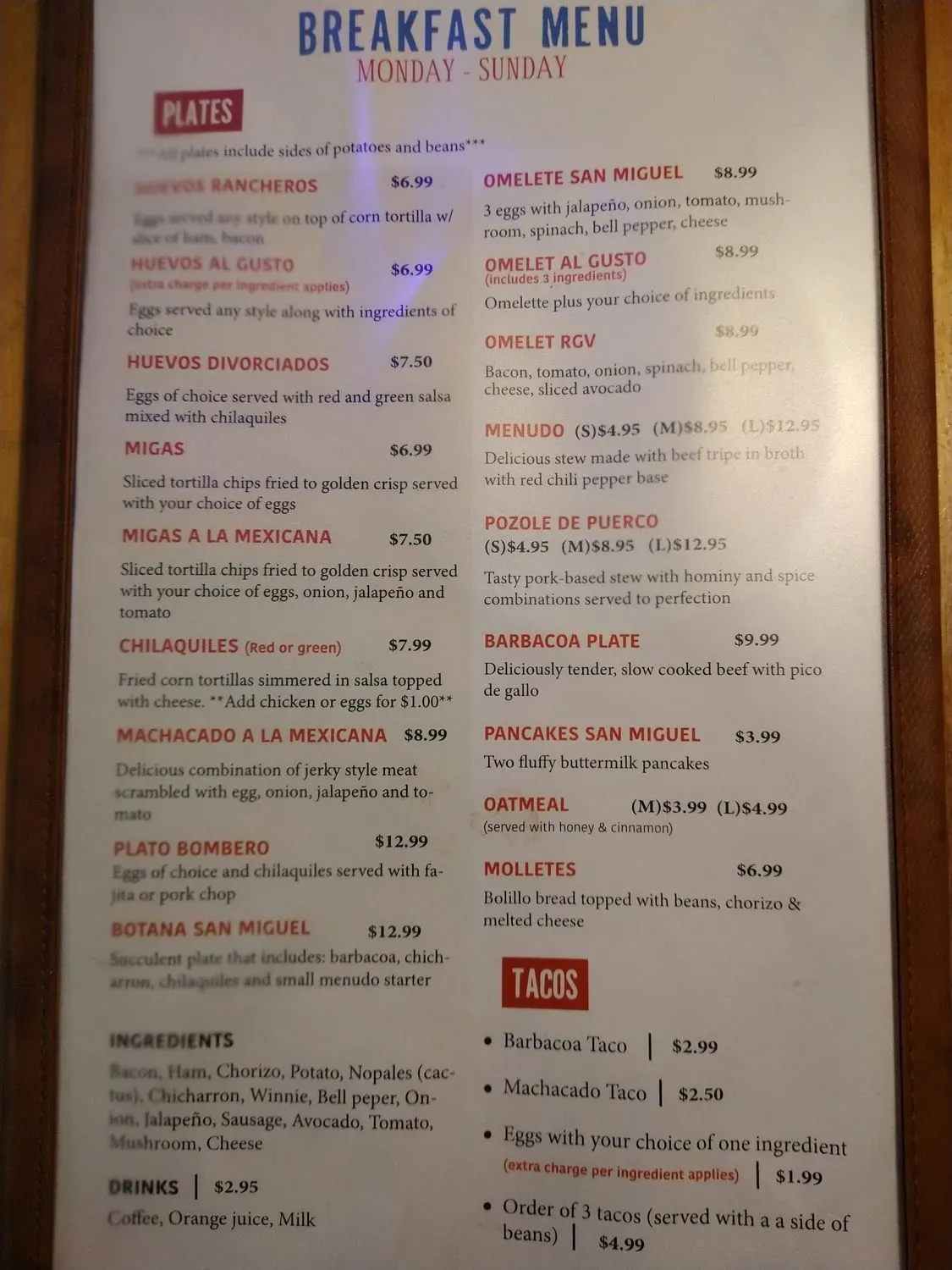 Menu 3