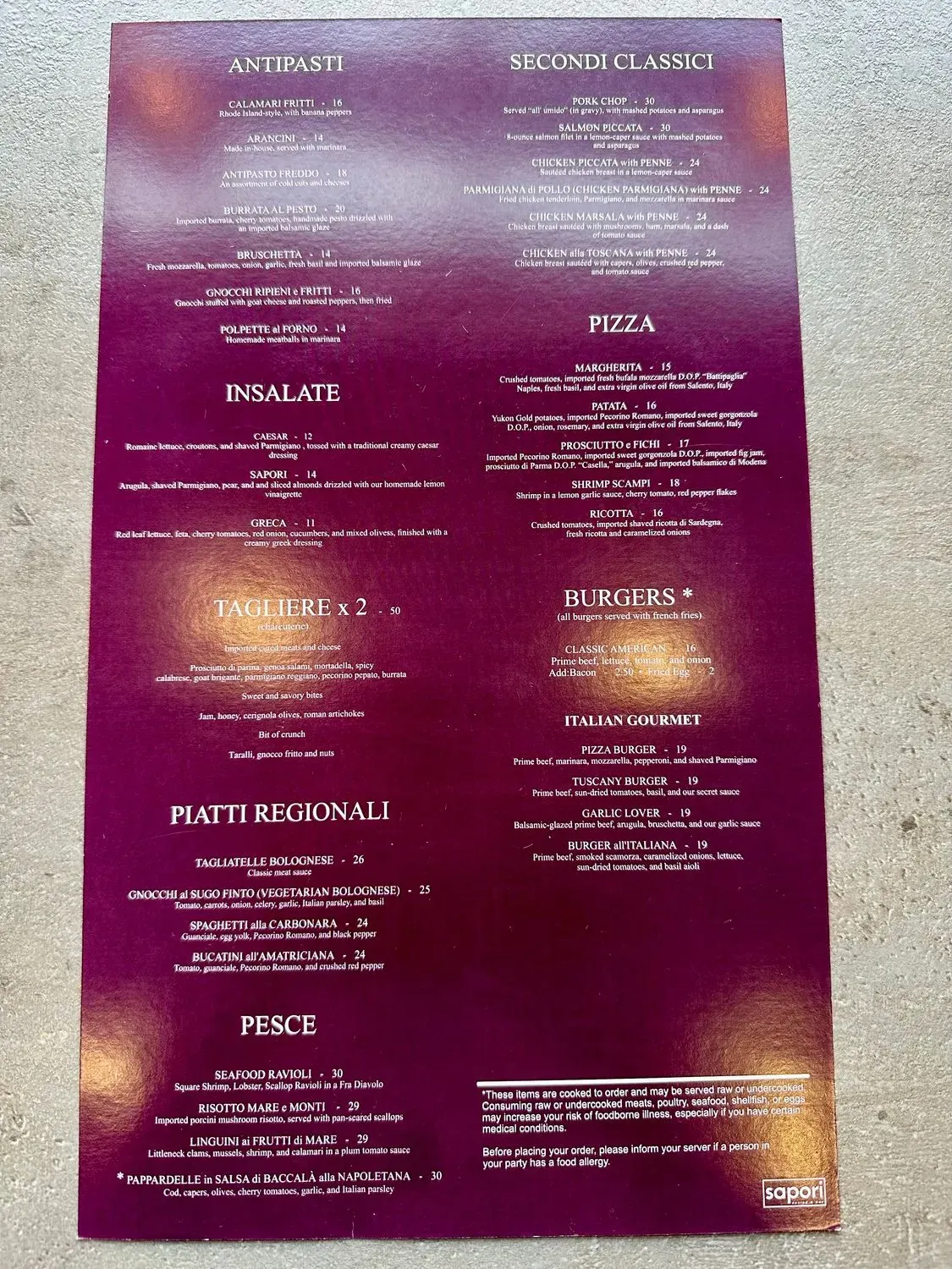 Menu 2