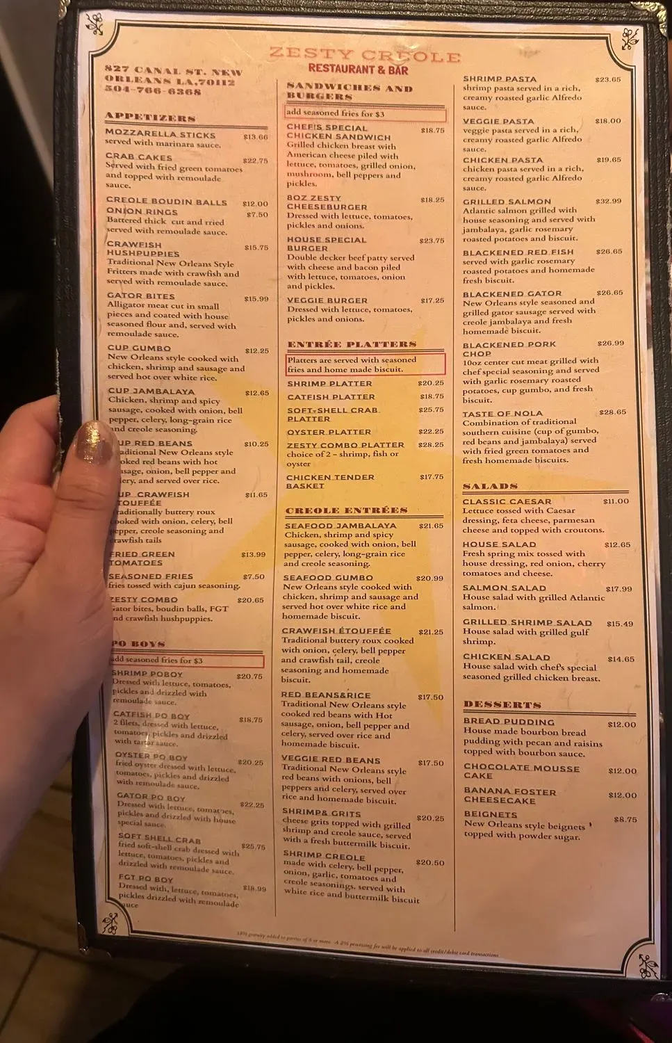 Menu 4