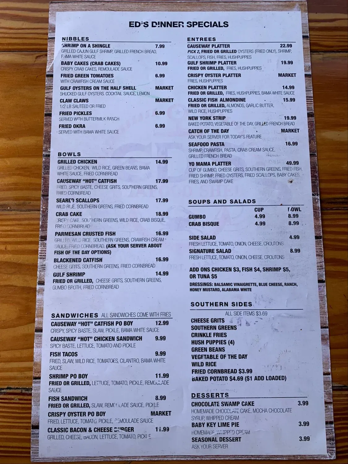 Menu 4