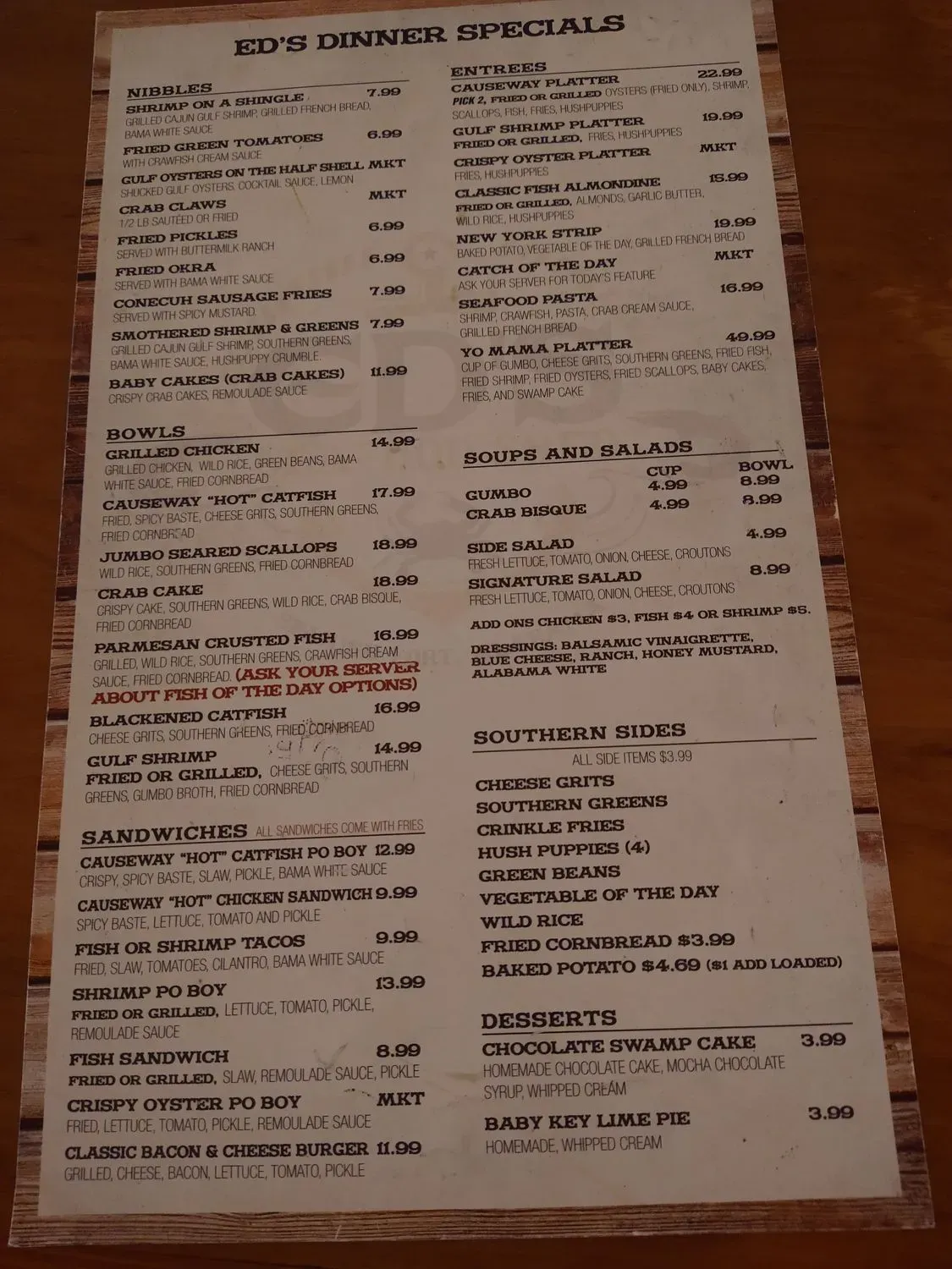 Menu 6