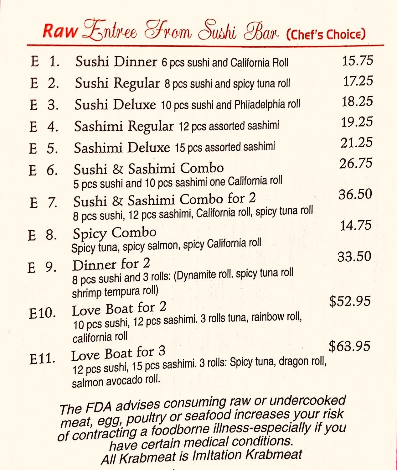 Menu 2