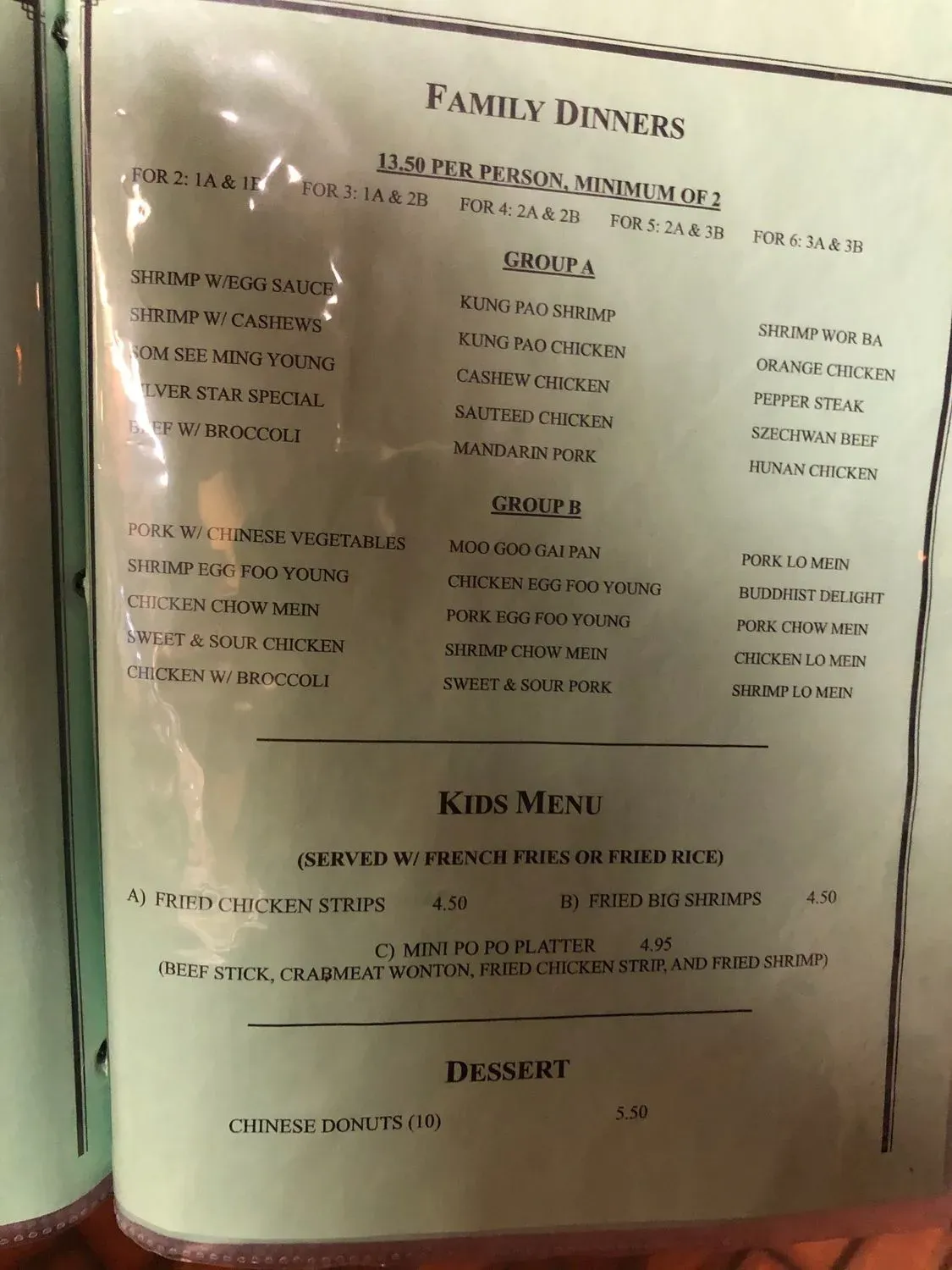 Menu 6