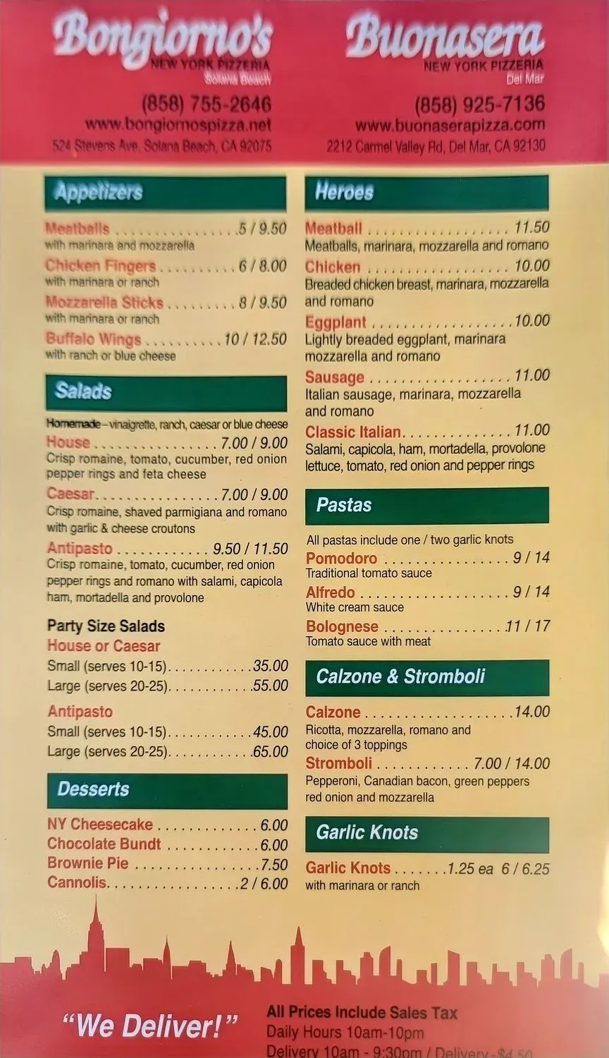 Menu 2